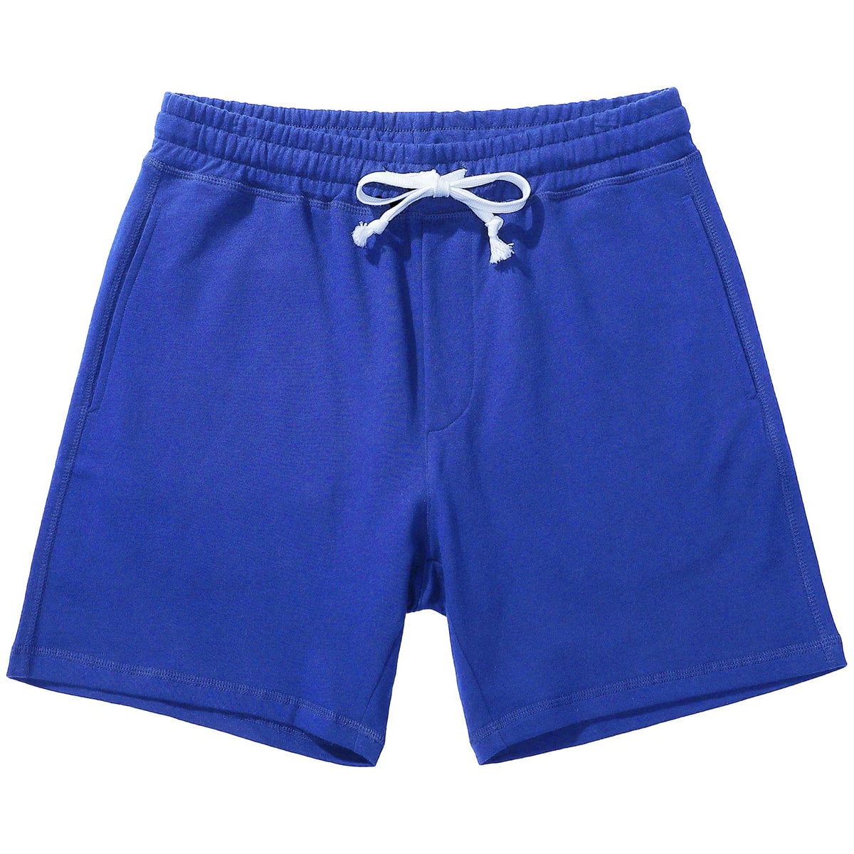 AMY COULEE Men's Cotton Sweat Shorts with Pockets, 5.5 Inch Inseam