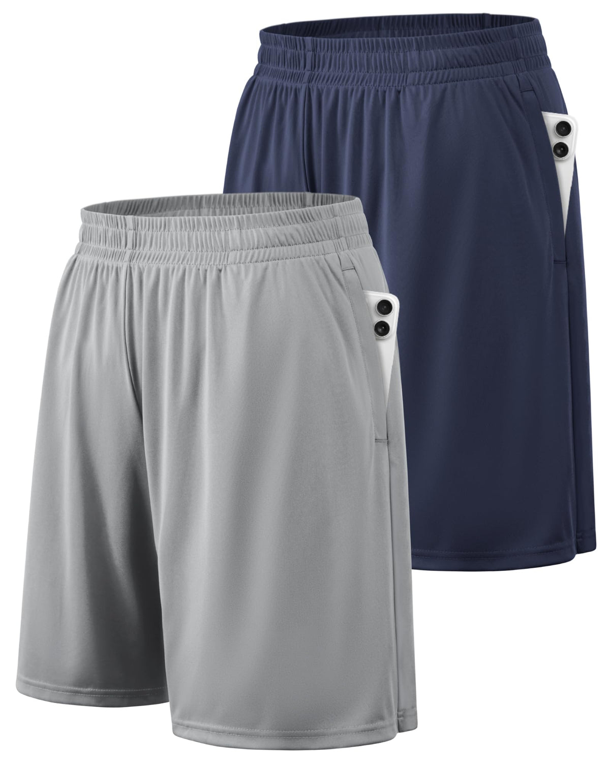 BALENNZ Mens Athletic Shorts with Pockets Quick Dry Workout Shorts Men