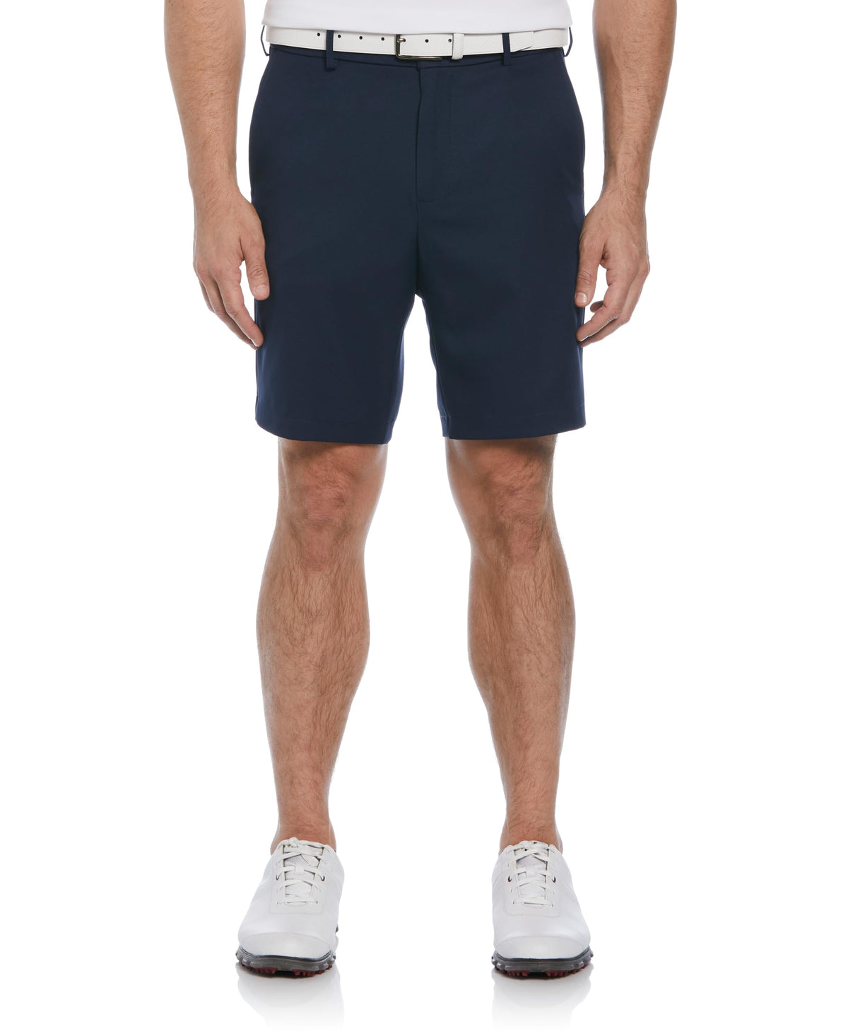 PGA Tour Men's 9" Golf Shorts with Expandable Waistband, Flat Front, Moisture-Wicking, Sun Protection, Stretch, Lightweight