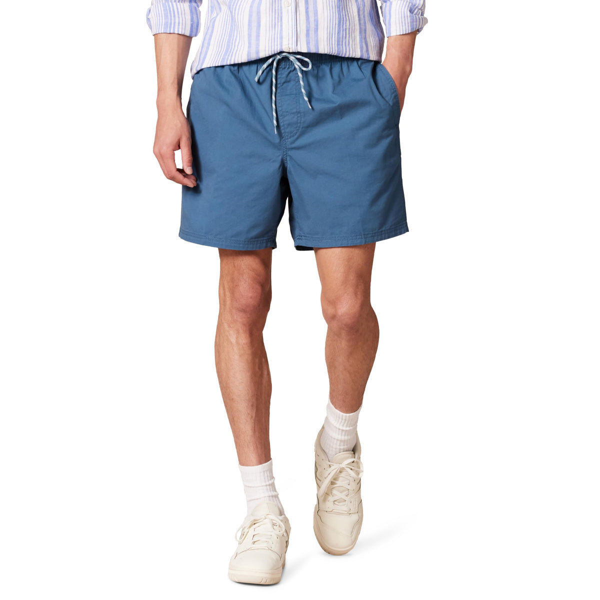 Amazon Essentials Men's 6" Inseam Regular Fit Drawstring Shorts with Elastic Waist and Pockets