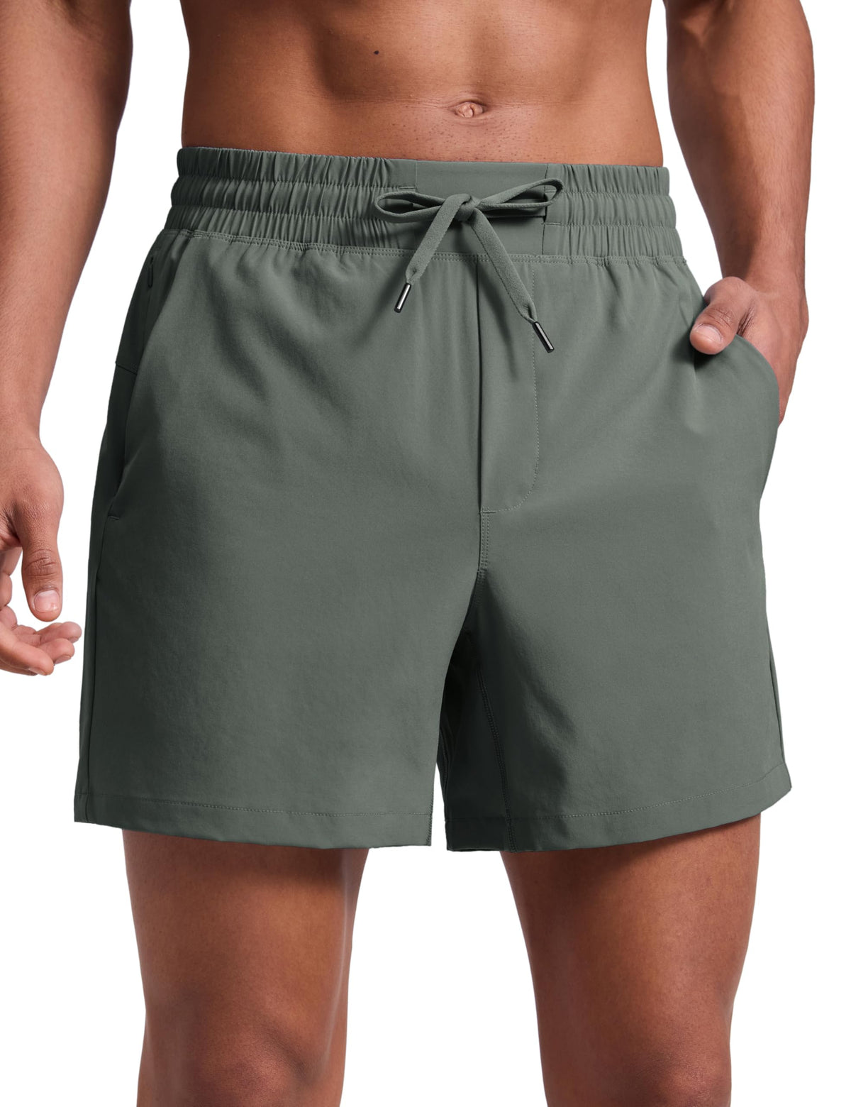 CRZ YOGA Linerless Workout Shorts 5''