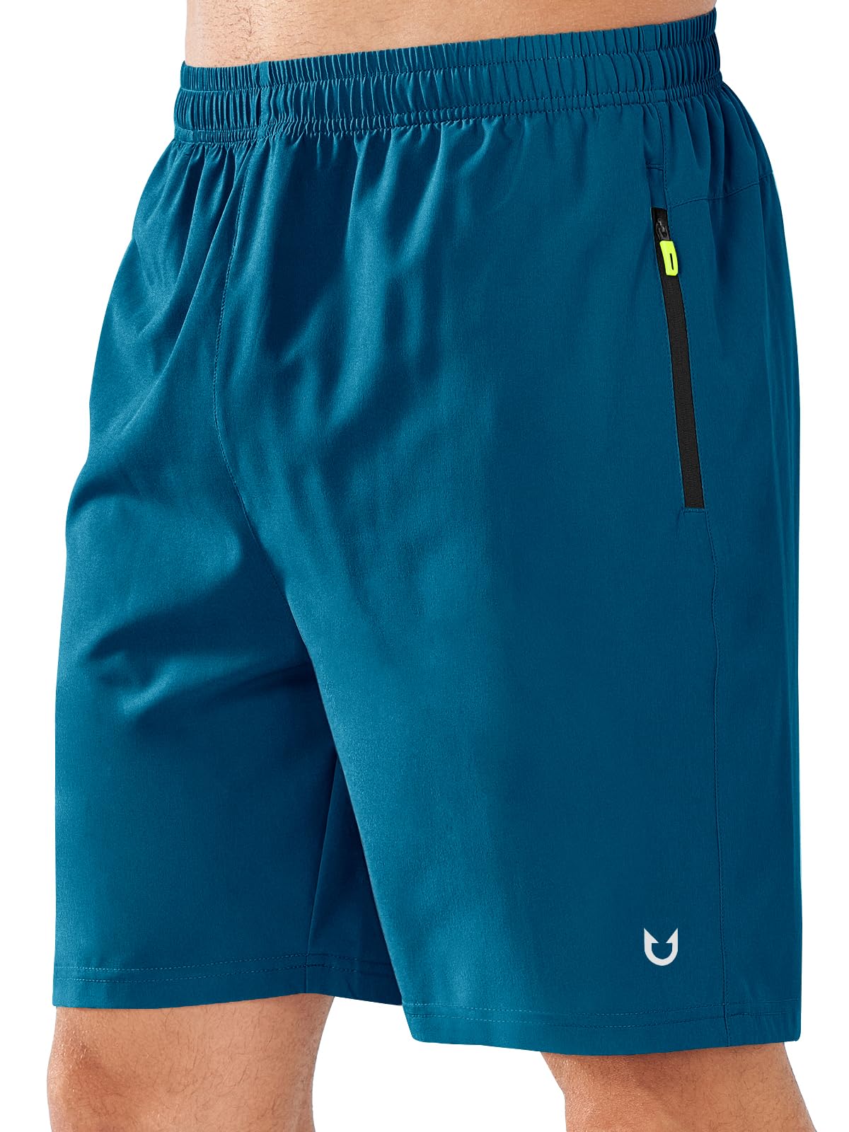 NORTHYARD Men's Athletic Running Shorts Quick Dry Lightweight Zip Pockets