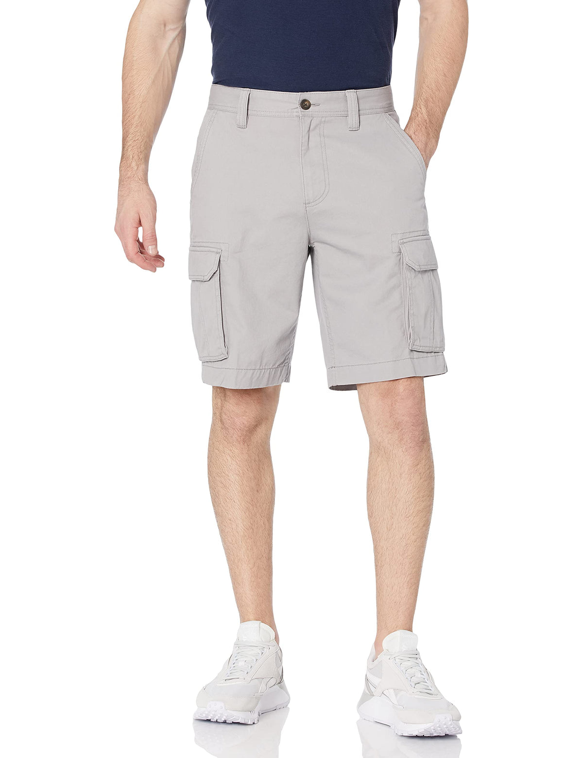 Amazon Essentials Men's 10" Classic-Fit Cotton Twill Cargo Shorts, Multiple Pockets (Available in Big & Tall)
