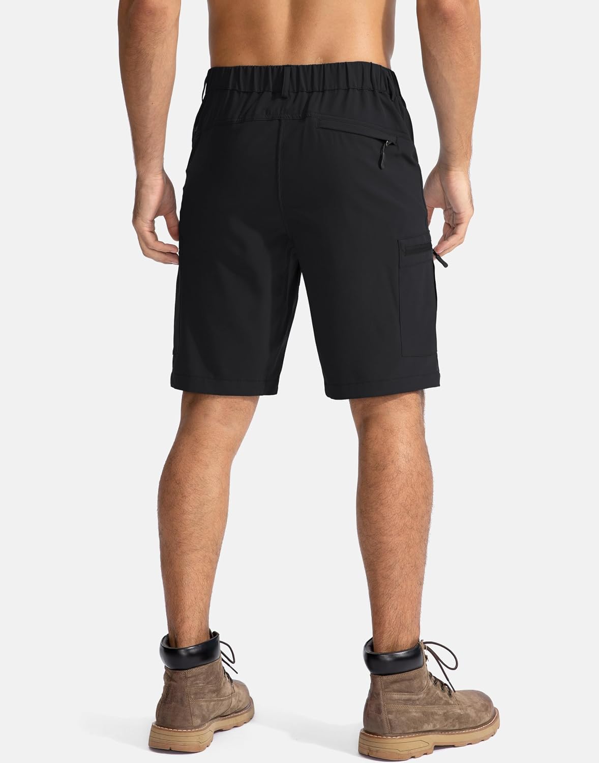Pudolla Men's Hiking Cargo Shorts 9"/7"/11" Lightweight Outdoor Shorts for Men Trip Golf Camping Casual with 5 Zipper Pockets