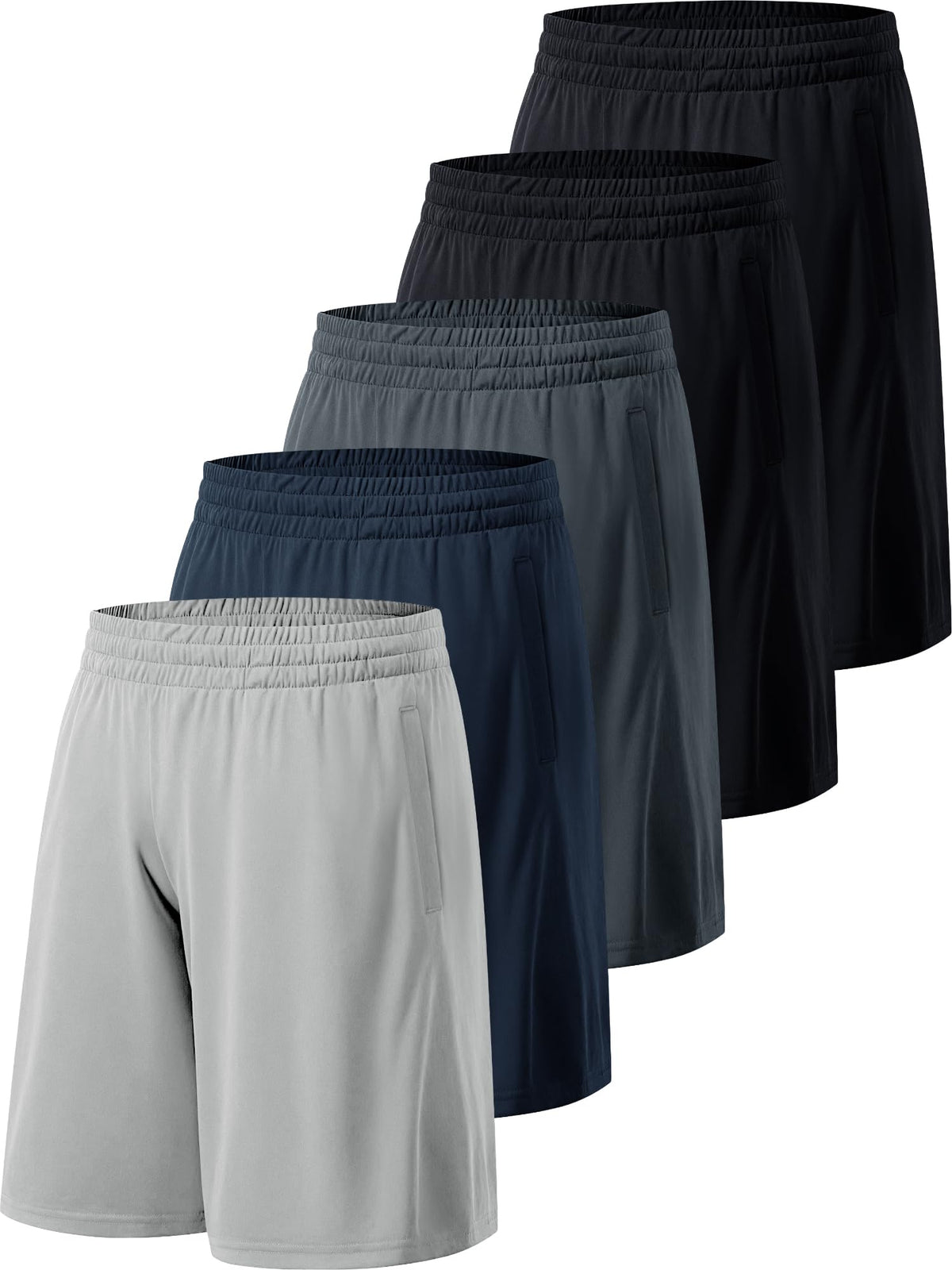 Men's Athletic Shorts with Pockets Activewear Workout