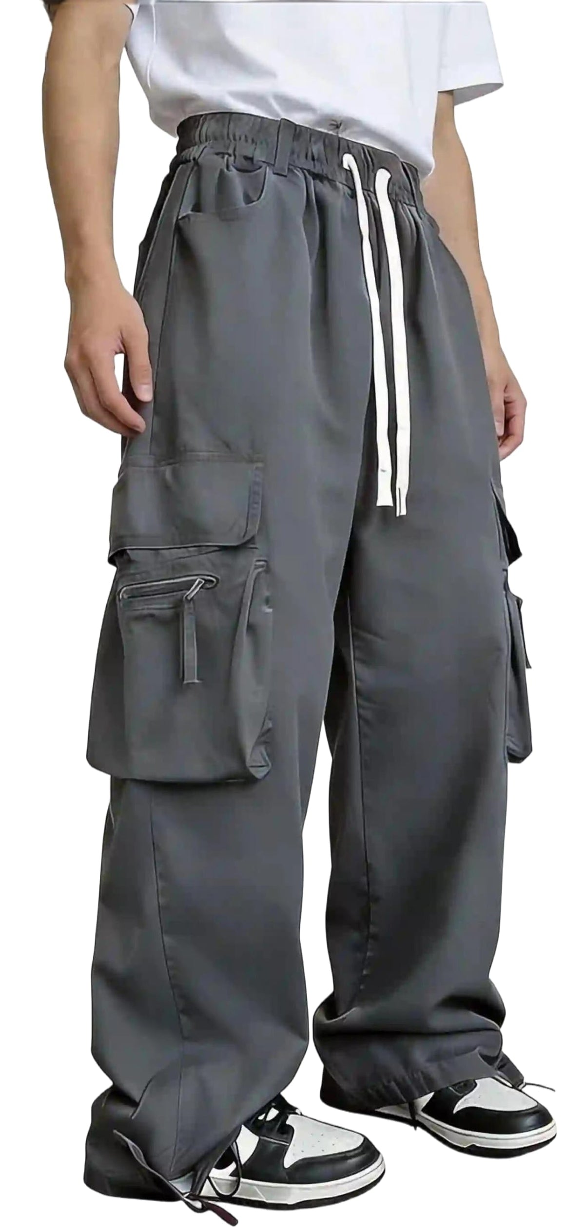 AIFARLD Men's Cargo Pants with Pockets Cotton Hiking Sweatpants Casual Athletic Jogger Sports Outdoor Trousers Relaxed Fit