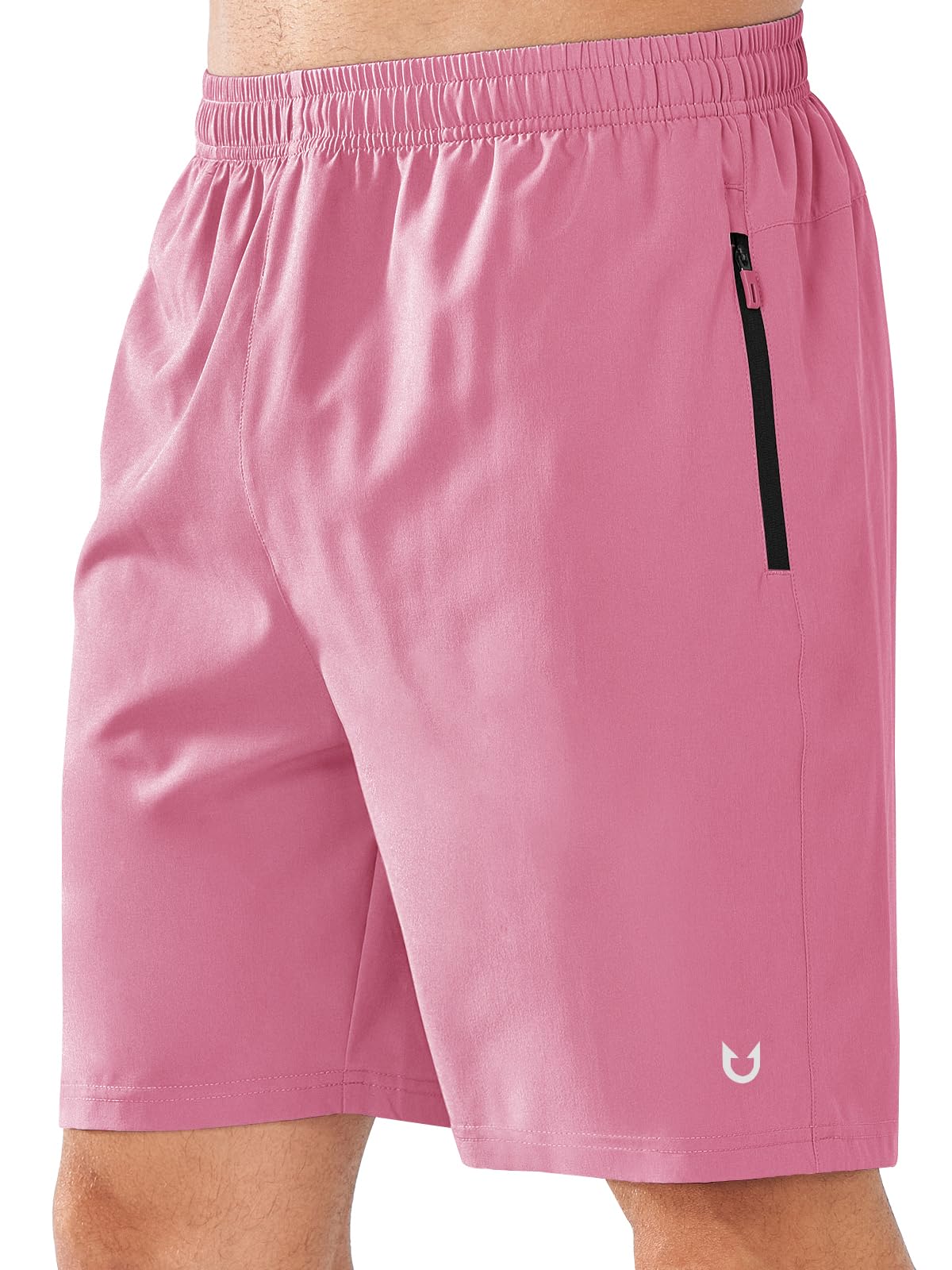 NORTHYARD Men's Athletic Running Shorts Quick Dry Lightweight Zip Pockets