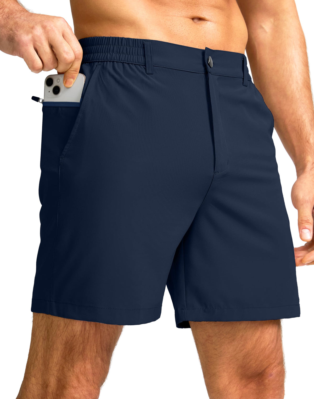 Men's Casual Shorts 7"/5"/9" Lightweight Golf Shorts for Men with 3 Pockets