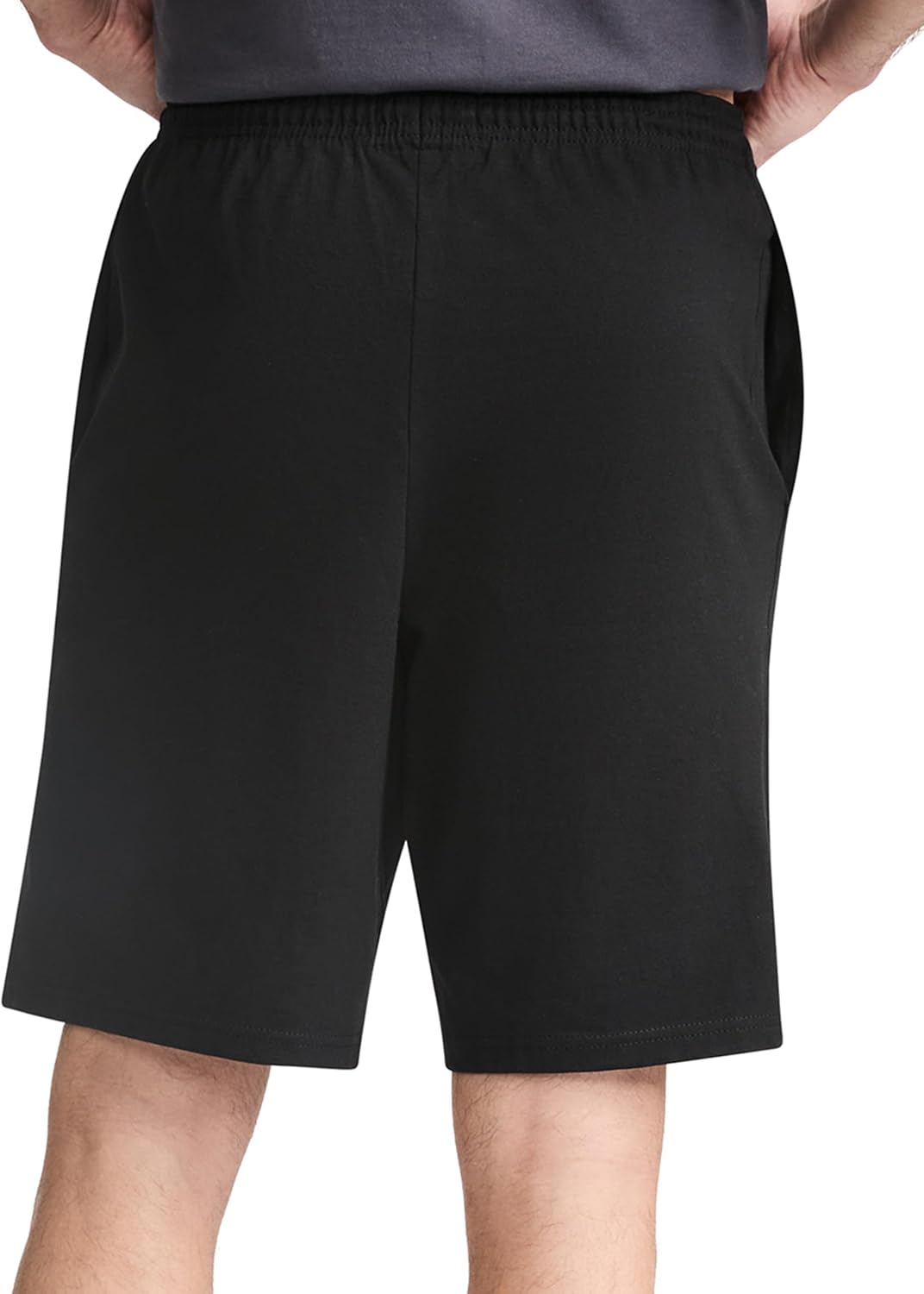 Champion Men's Lounge Shorts, Standard Fit, 9 Inch Inseam, Lightweight 100% Cotton, Available in Regular and Big & Tall