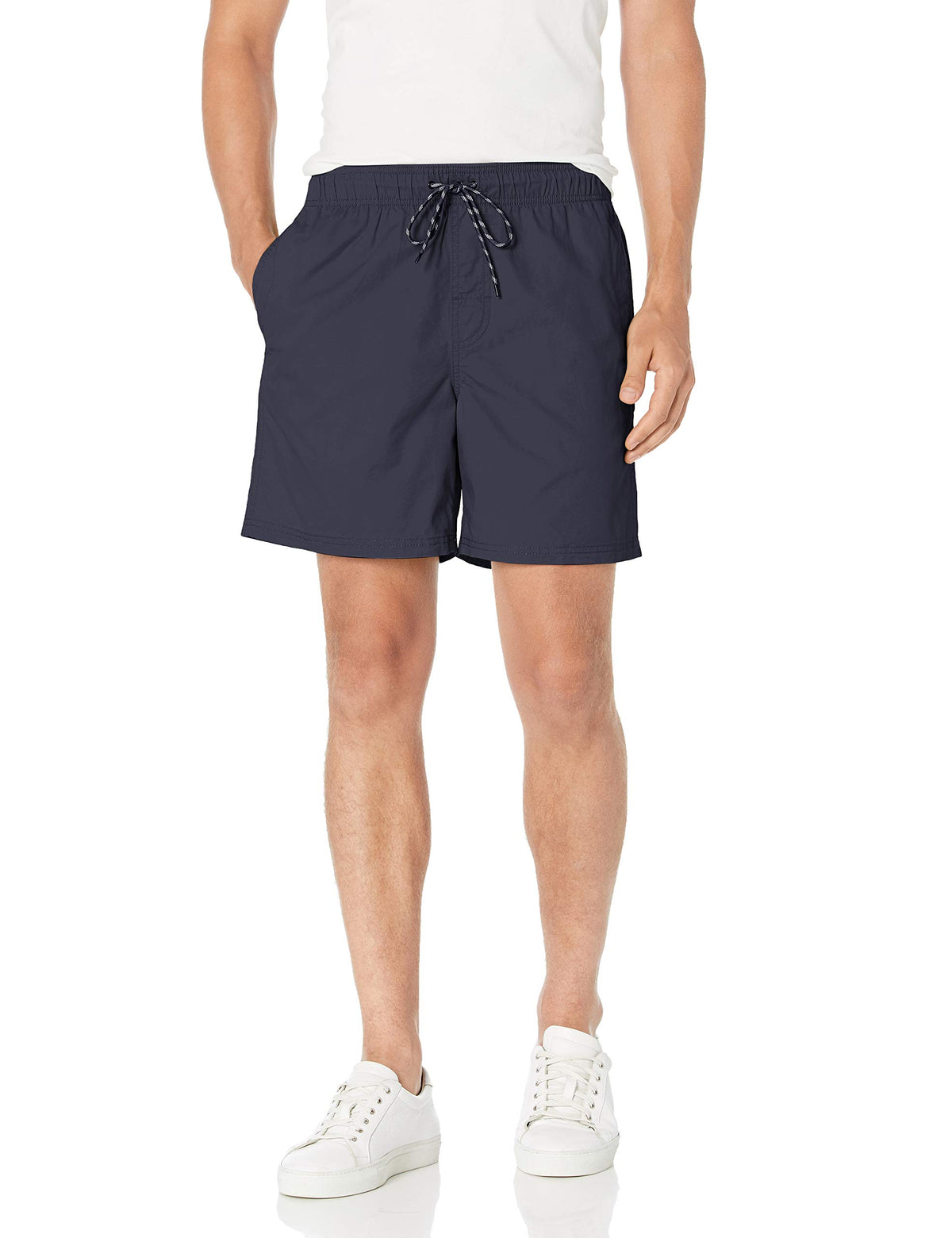 Amazon Essentials Men's 6" Inseam Regular Fit Drawstring Shorts with Elastic Waist and Pockets
