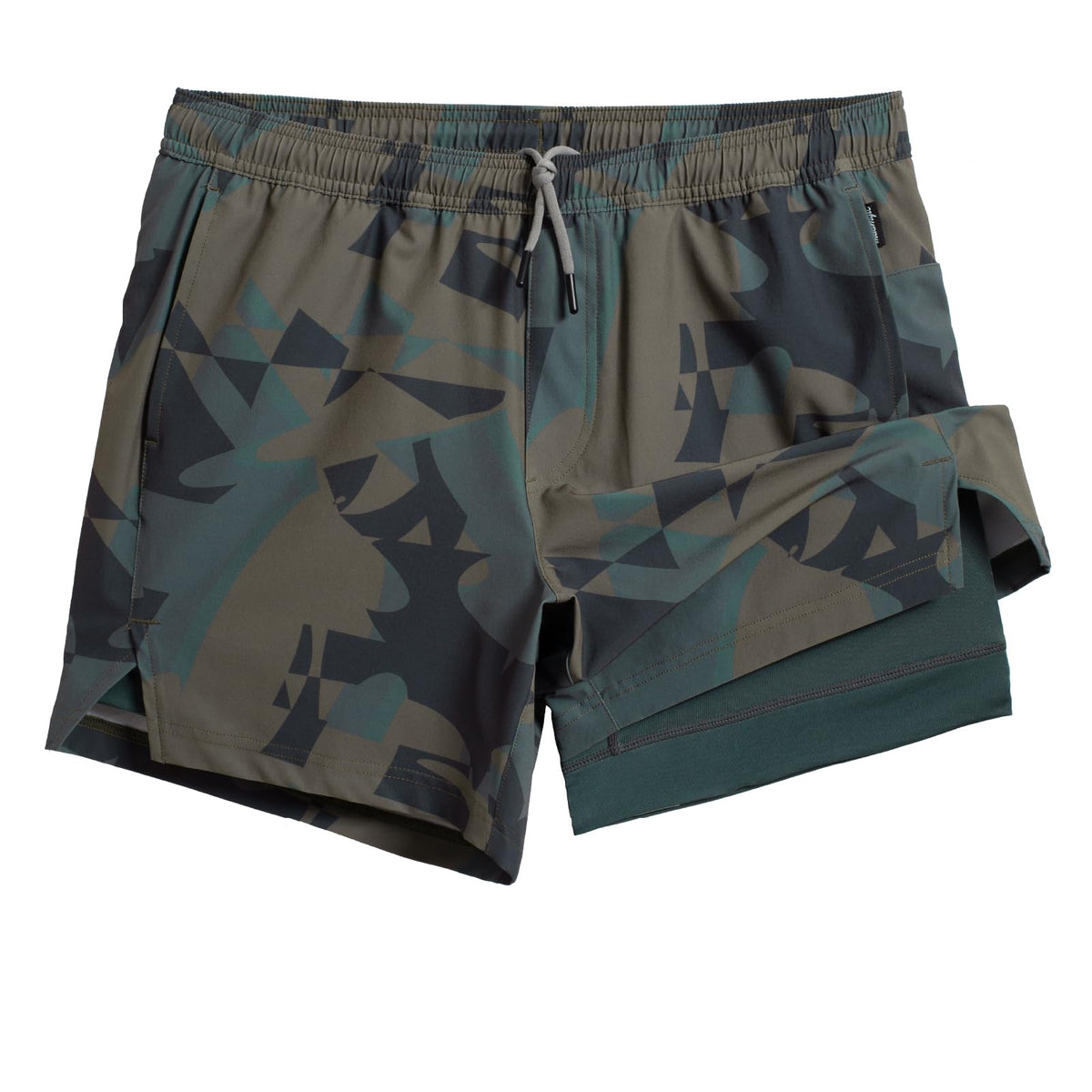 maamgic Mens 5" Gym Running Shorts for Men 2 in 1 Quick Dry Workout Athletic Shorts