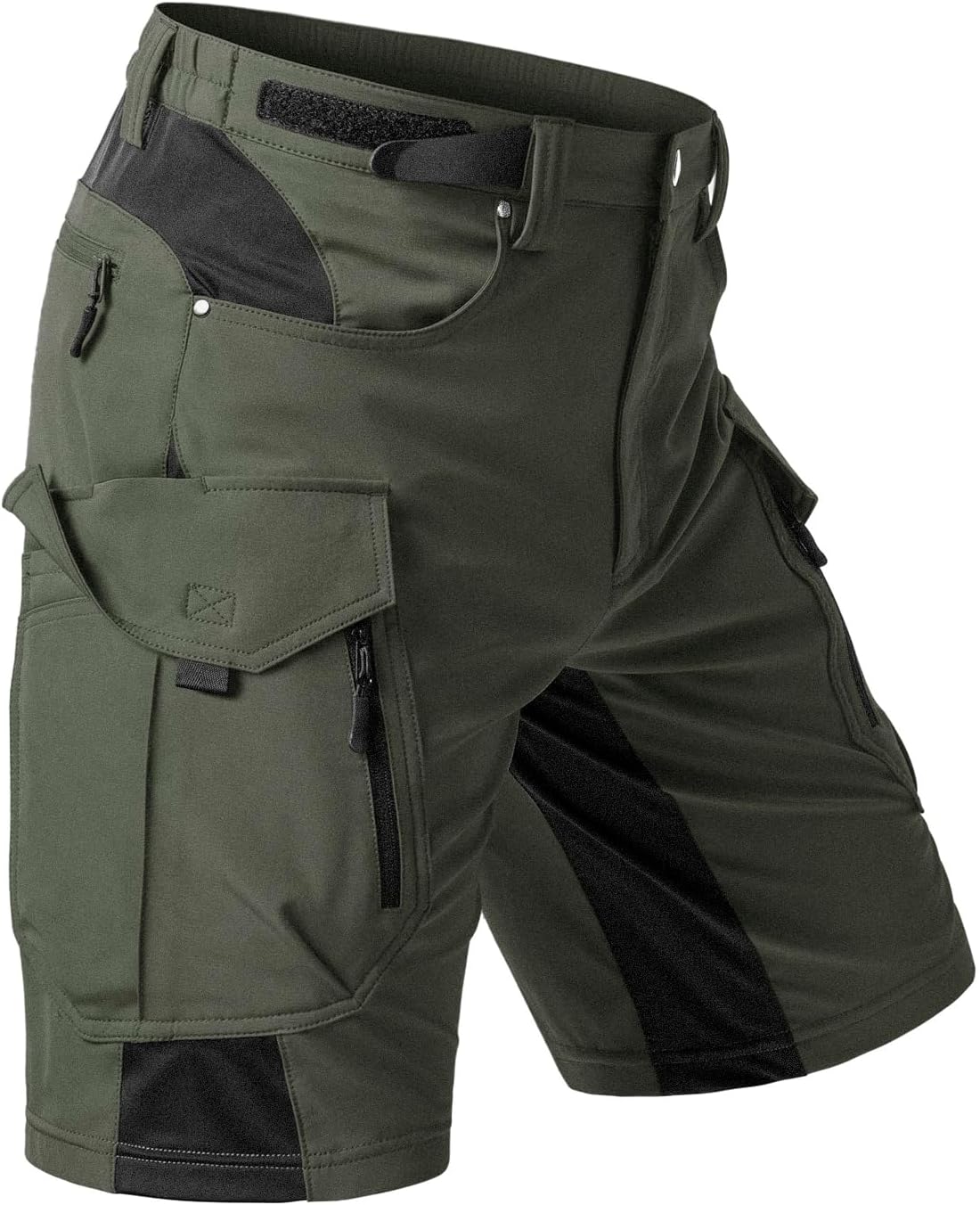 Moosehill Men's Hiking Cargo Shorts: Quick Dry 9 Pockets (Self-Storing)