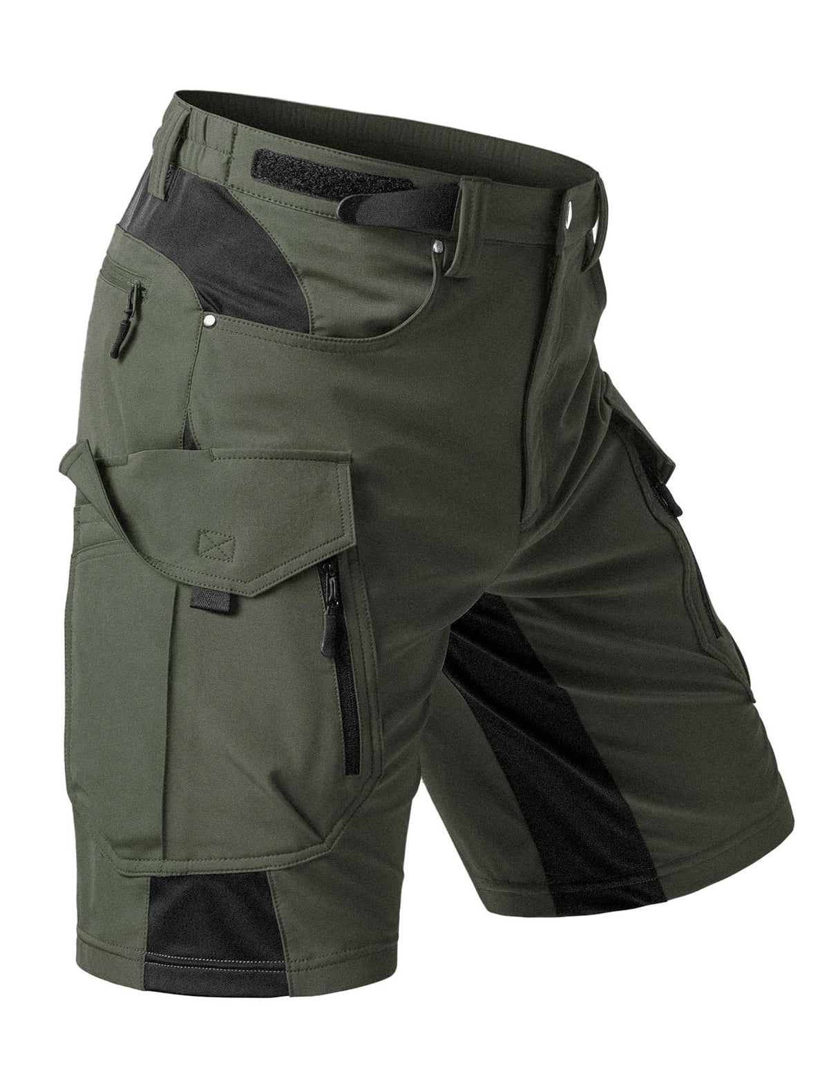 Moosehill Men's Hiking Cargo Shorts: Quick Dry 9 Pockets (Self-Storing)