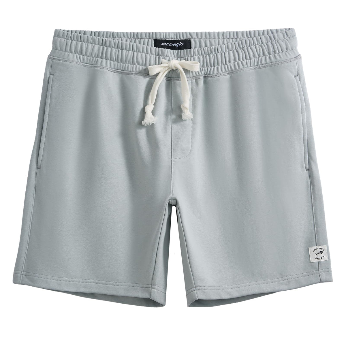 maamgic Mens Athletic Gym Shorts 5/7" Elastic Waist Casual Pajama Pocket Jogger Men Workout Short Pants