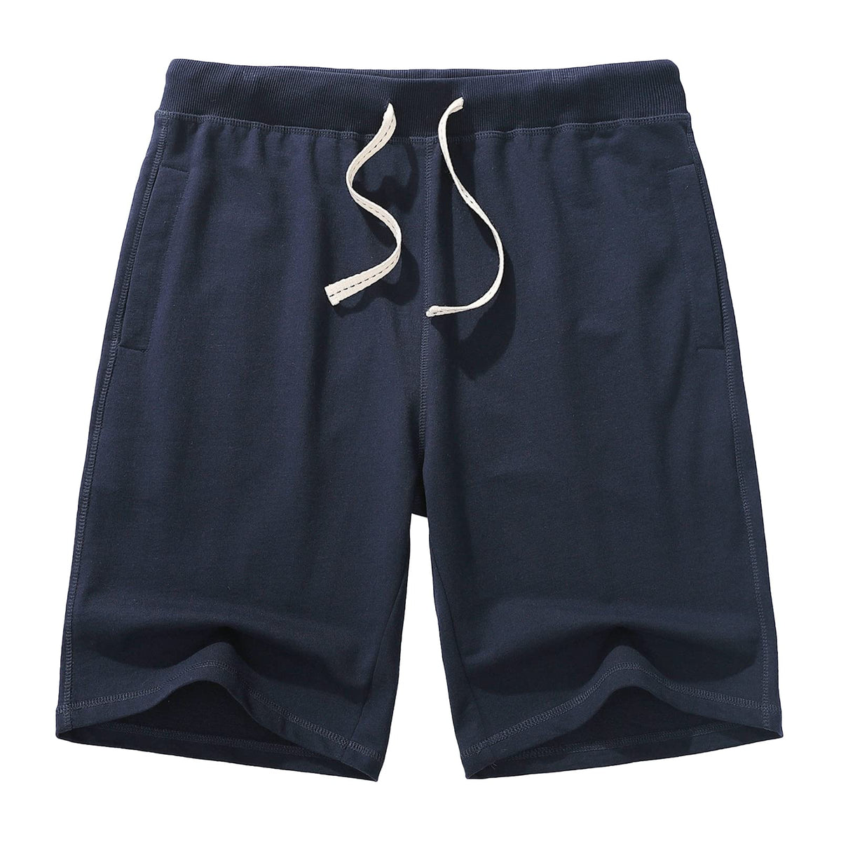 AMY COULEE Mens Casual Classic Cotton Sweat Shorts with Pockets