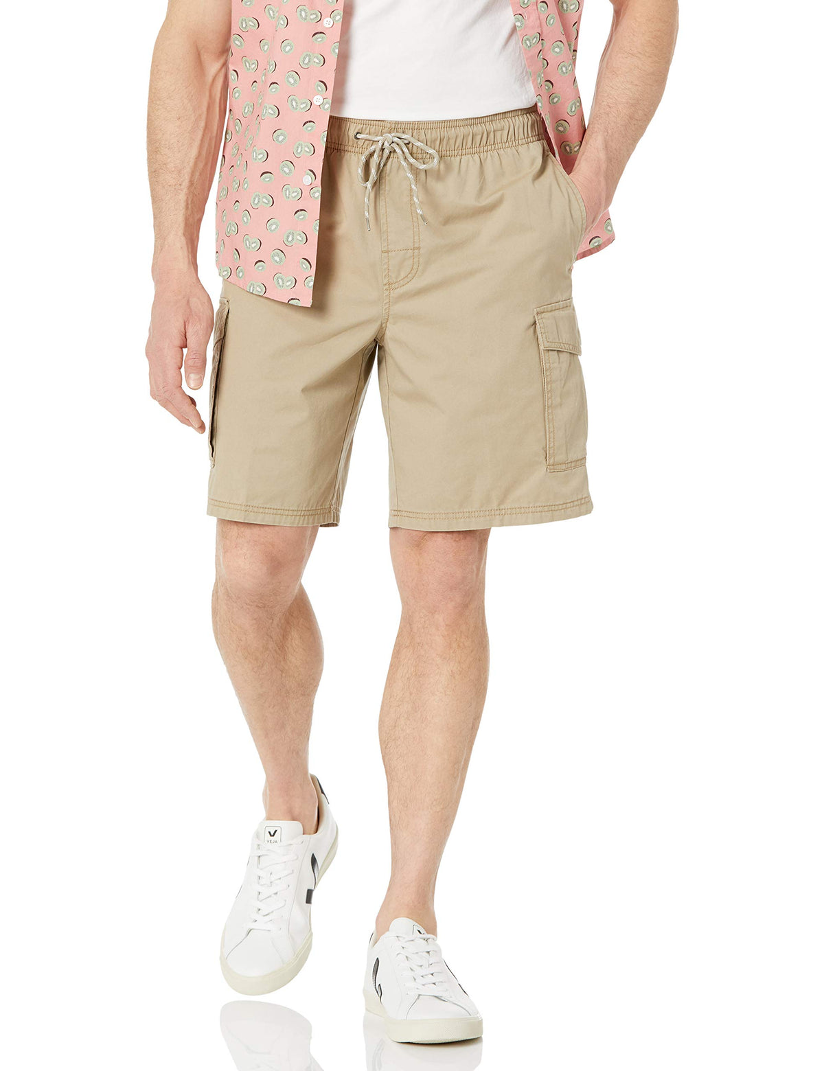Amazon Essentials Men's 9" Elastic Waist Cargo Shorts