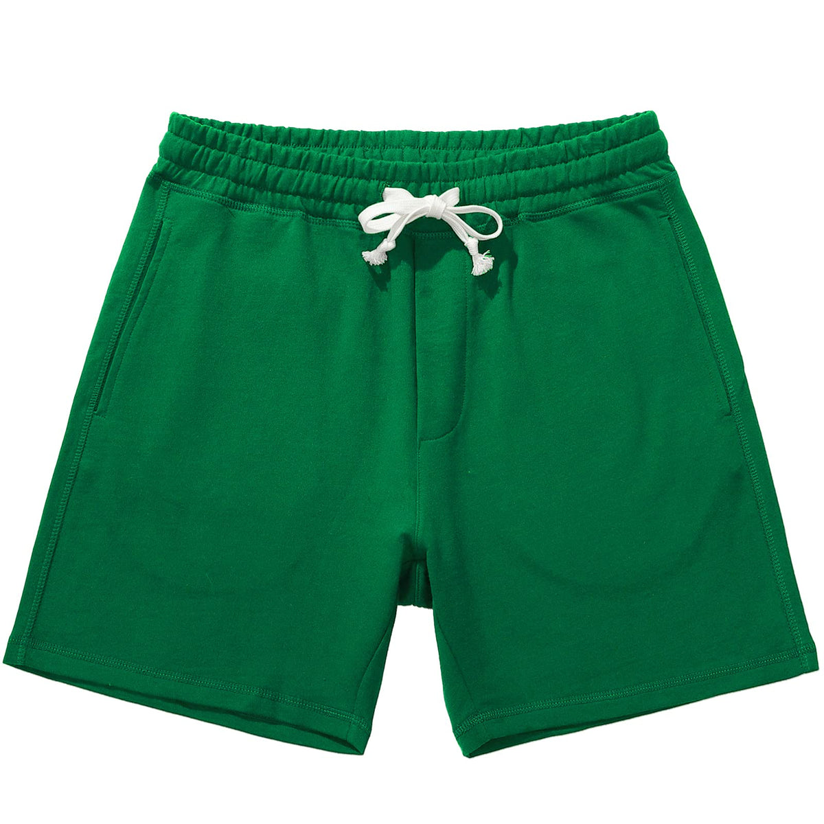 AMY COULEE Men's Cotton Sweat Shorts with Pockets, 5.5 Inch Inseam