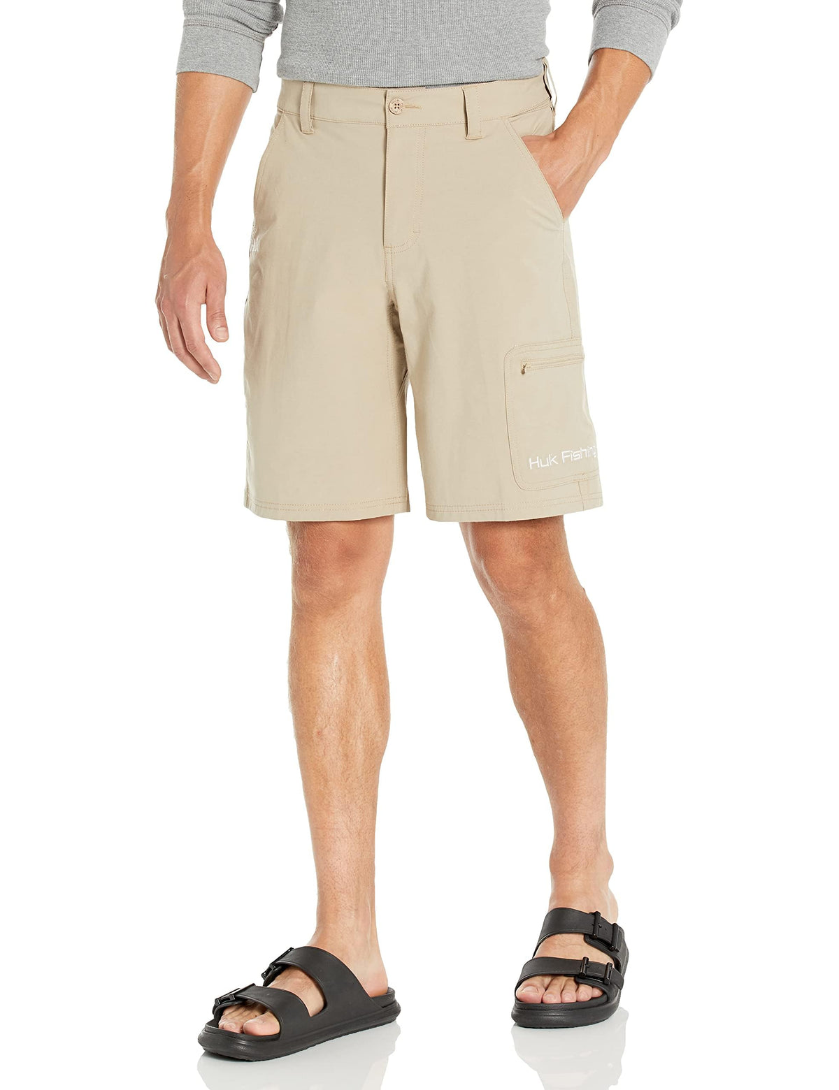 HUK Men's Next Level 10.5" Short, Quick-Drying Fishing Shorts for Men