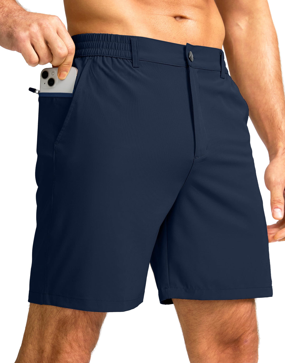 Men's Casual Shorts 7"/5"/9" Lightweight Golf Shorts for Men with 3 Pockets