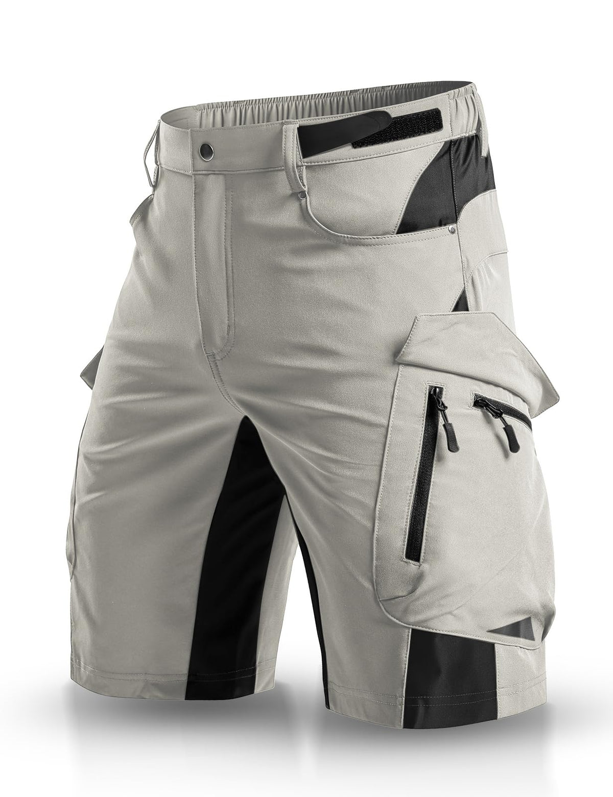 XKTTAC Men's Hiking Cargo Shorts: 4-Way Stretch with 6 Secure Pockets