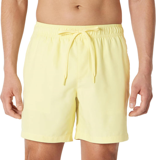 Amazon Essentials Men's 7" Quick-Dry Swim Trunk, Lightweight Breathable