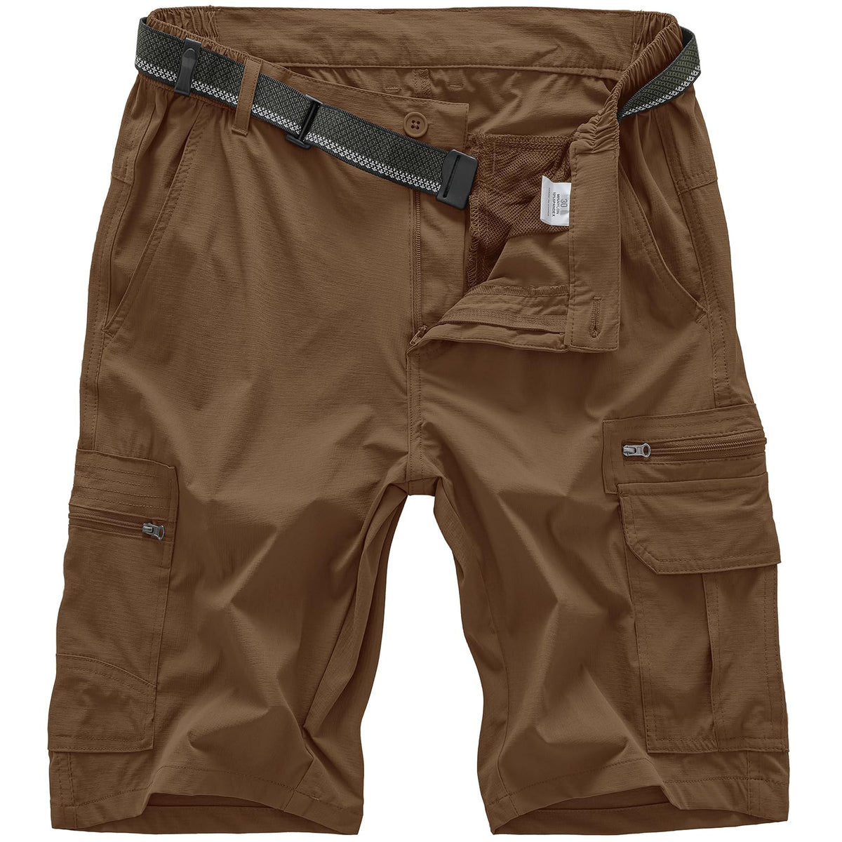 Jessie Kidden Mens Cargo Shorts Expandable Waist Quick Dry Hiking Shorts