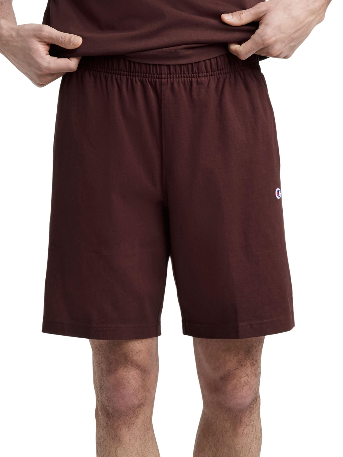 Champion Men's Lounge Shorts, Standard Fit, 9 Inch Inseam, Lightweight 100% Cotton, Available in Regular and Big & Tall