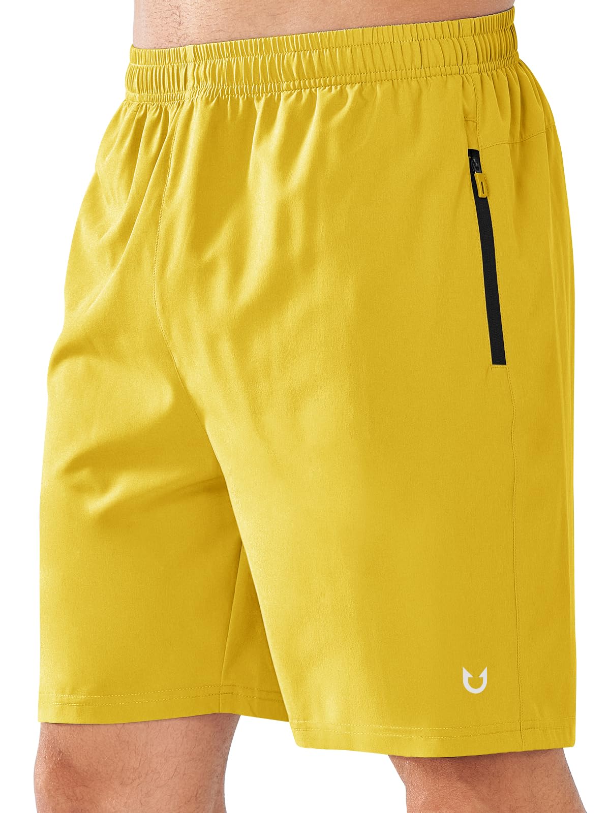 NORTHYARD Men's Athletic Running Shorts Quick Dry Lightweight Zip Pockets