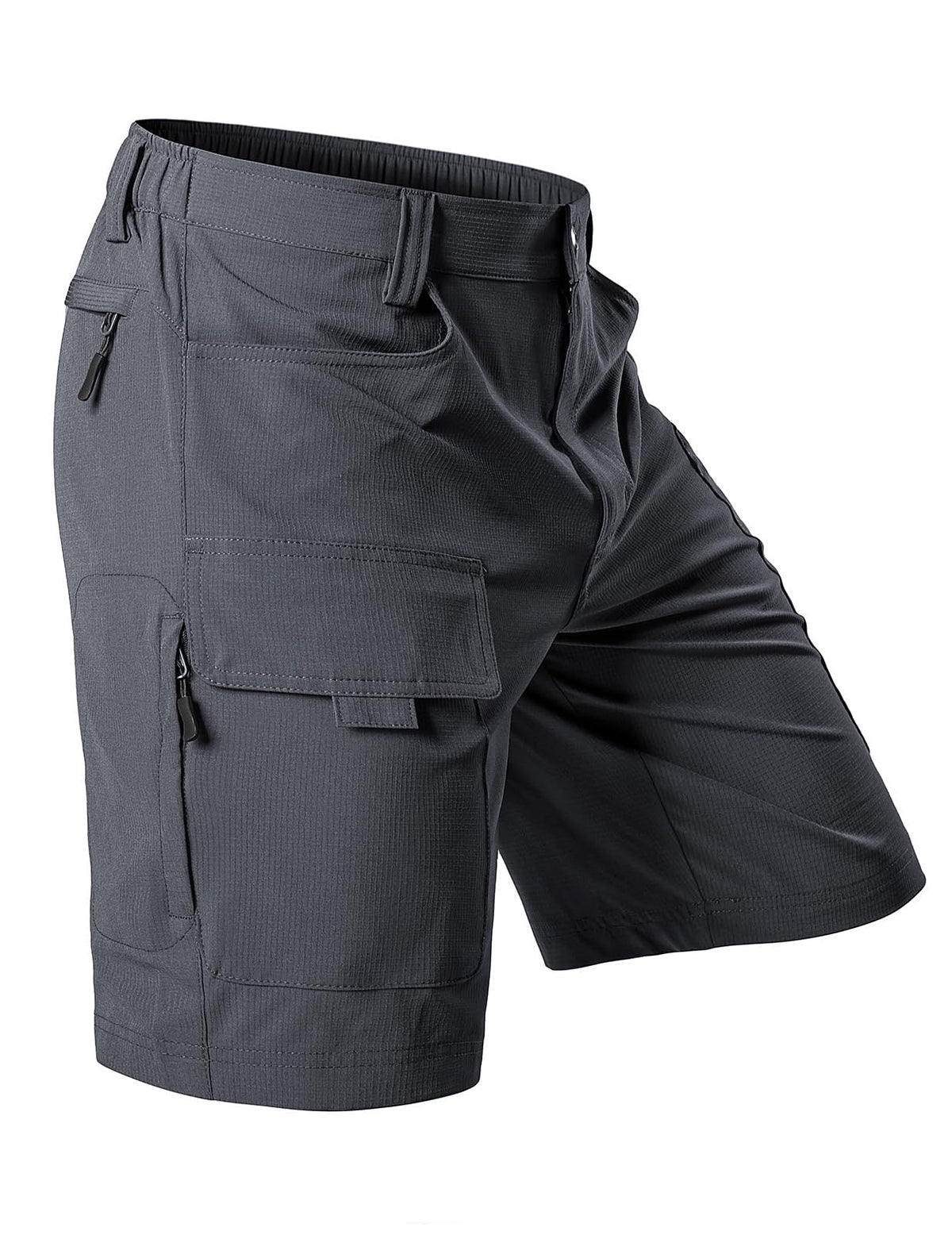 Hiauspor Men's Hiking Cargo Shorts: Quick Dry Lightweight with 6 Pockets