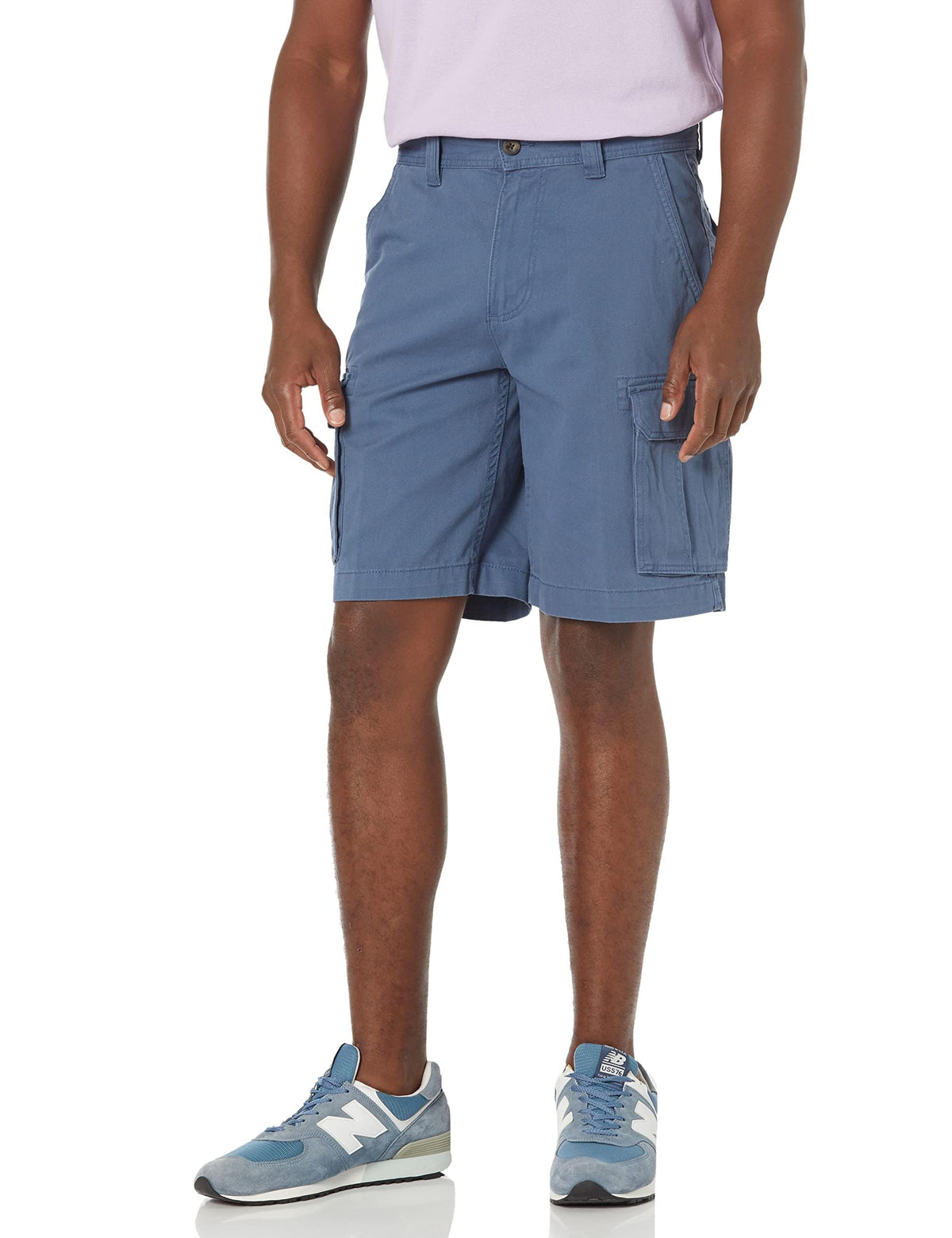 Amazon Essentials Men's 10" Classic-Fit Cotton Twill Cargo Shorts, Multiple Pockets (Available in Big & Tall)