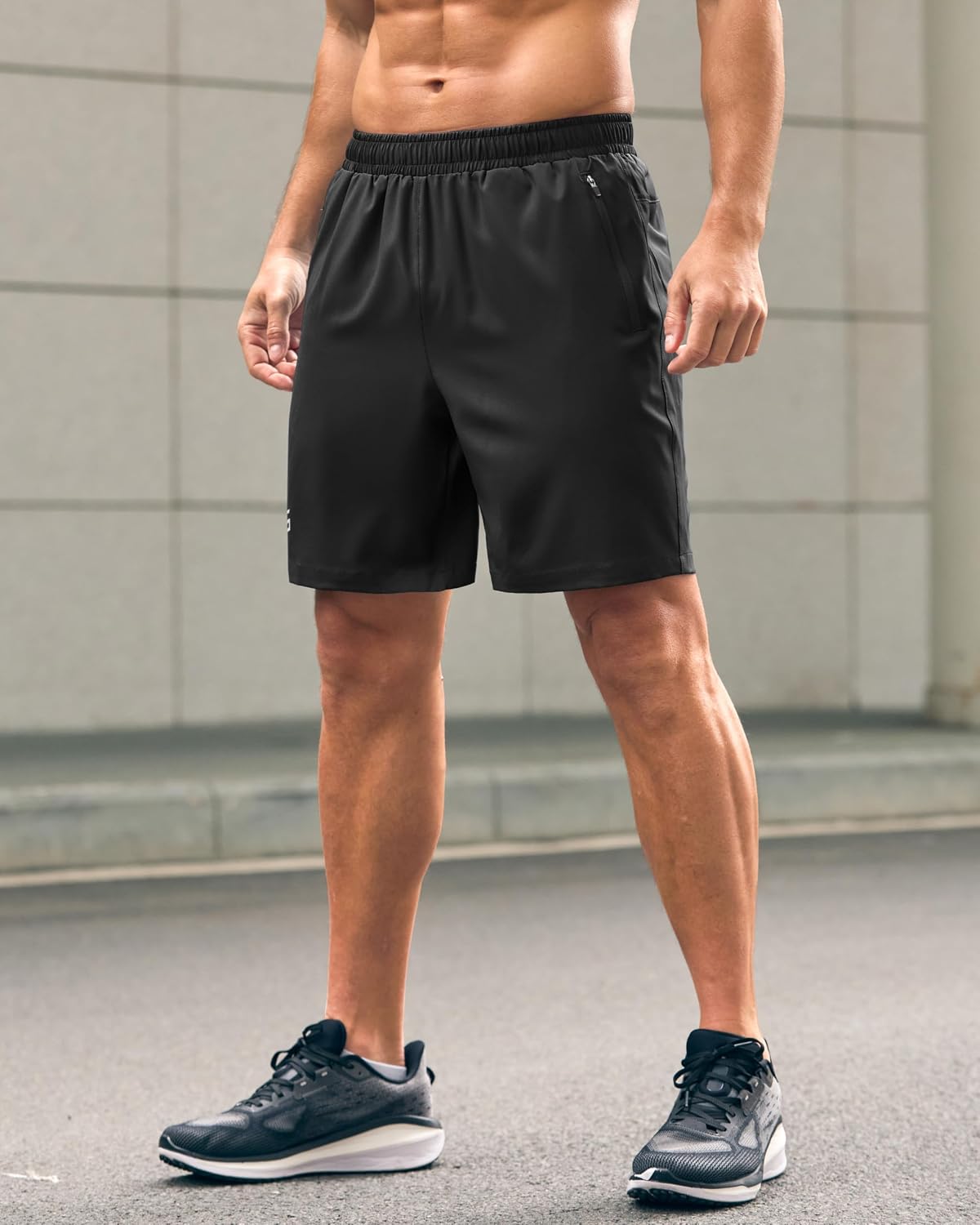 G Gradual Men's Athletic Running Shorts with 2 Zipper Pockets 7"/ 5"/ 9"