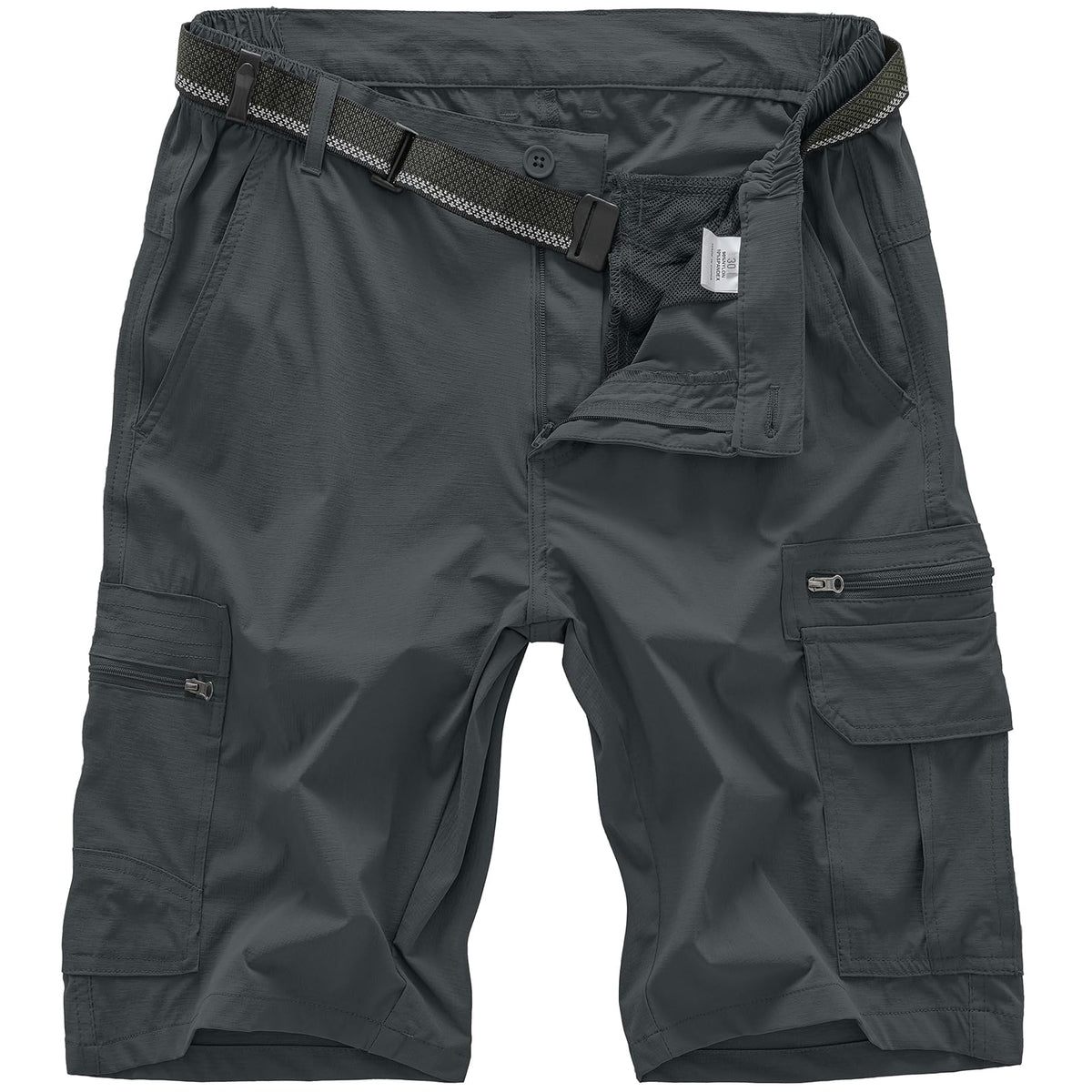 Jessie Kidden Mens Cargo Shorts Expandable Waist Quick Dry Hiking Shorts