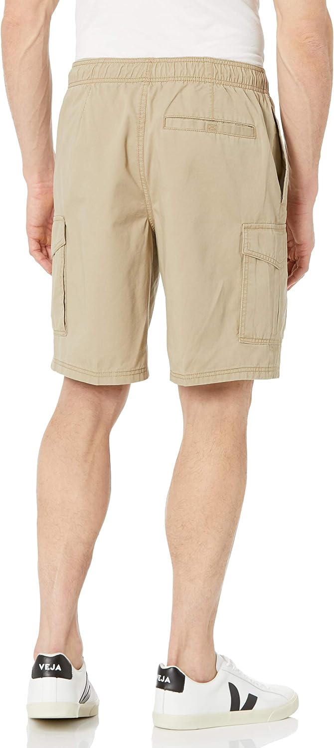Amazon Essentials Men's 9" Elastic Waist Cargo Shorts