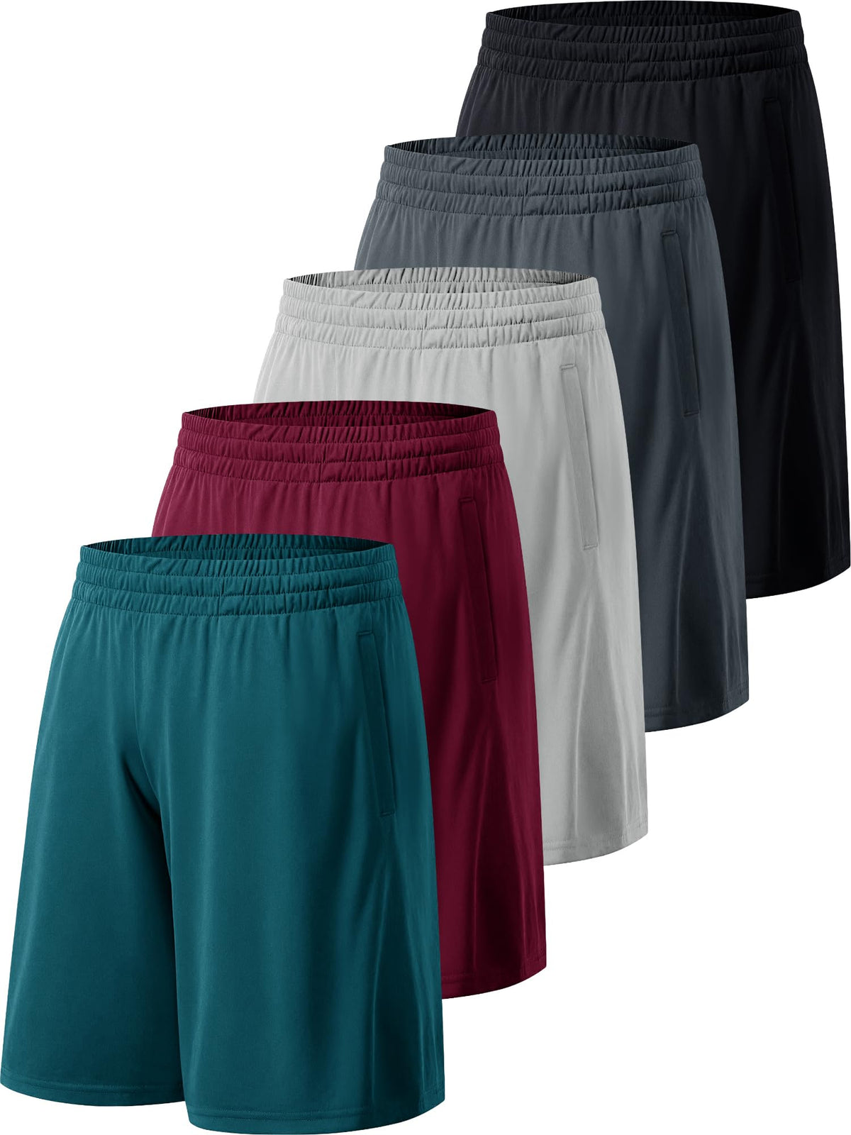 Men's Athletic Shorts with Pockets Activewear Workout