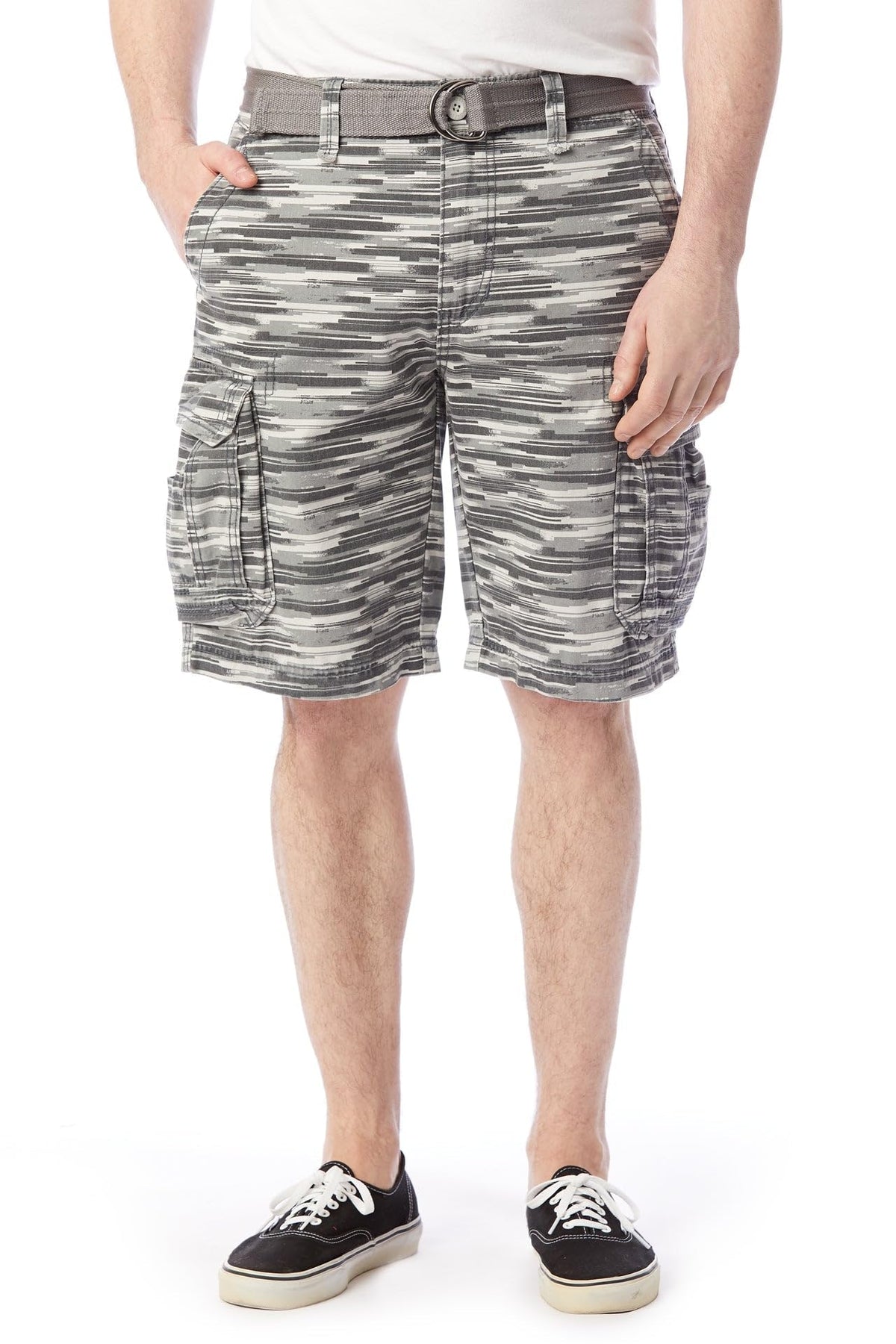 UNIONBAY Men's Survivor Belted Cargo Short-Reg and Big & Tall Sizes