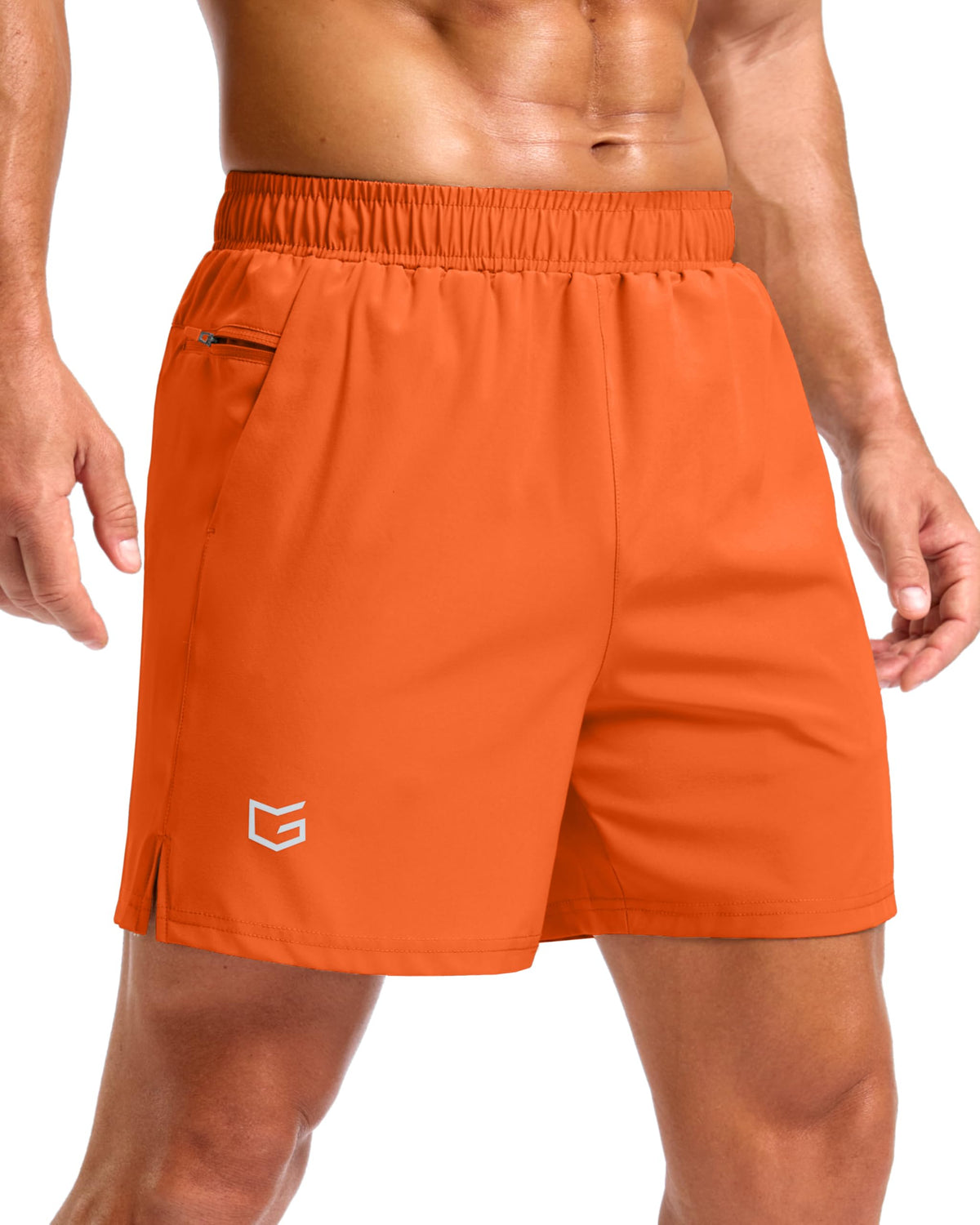 G Gradual Men's Athletic Running Shorts with 2 Zipper Pockets 7"/ 5"/ 9"