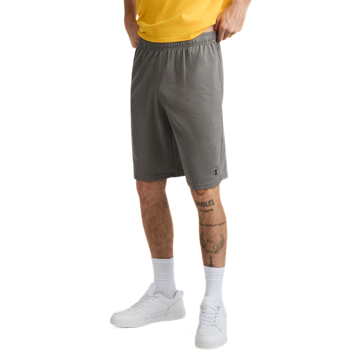Champion Men's Sport Shorts, Standard Fit, 10 Inch Inseam, Lightweight Fabric, Moisture-Wicking