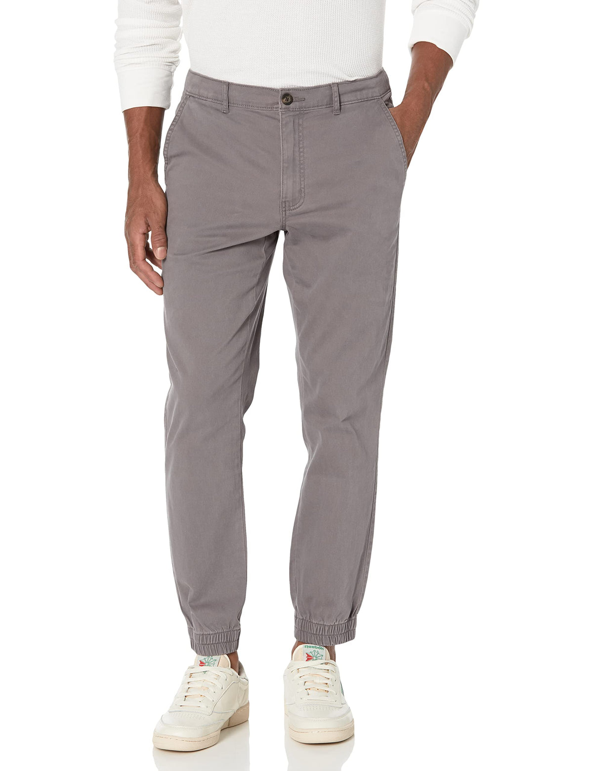 Amazon Essentials Men's Slim-Fit Cotton Breathable Joggers with Pockets