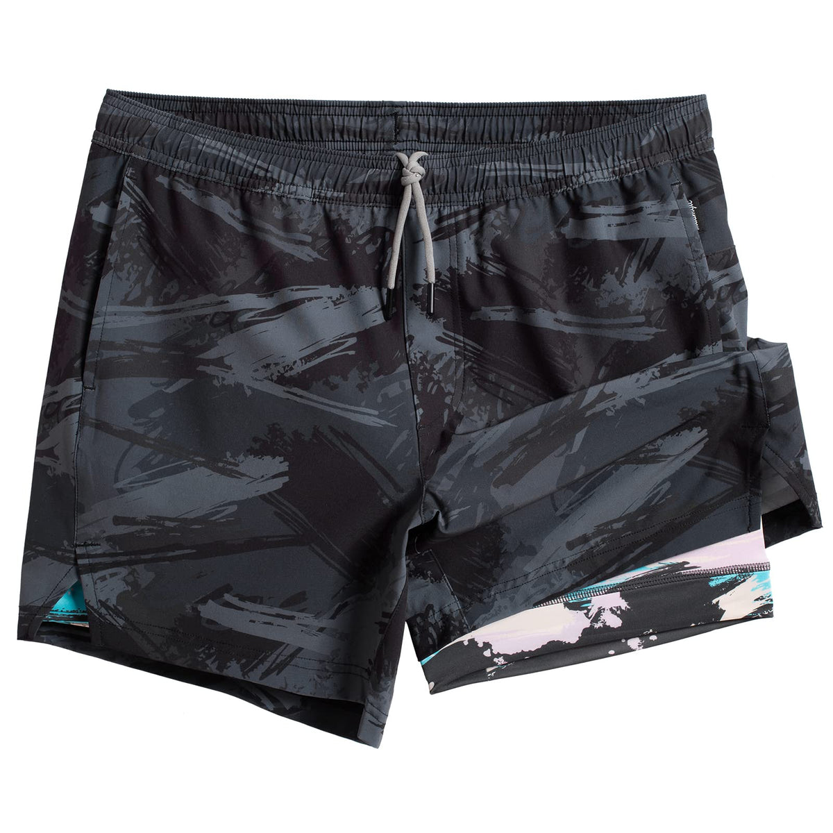 maamgic Mens 5" Gym Running Shorts for Men 2 in 1 Quick Dry Workout Athletic Shorts