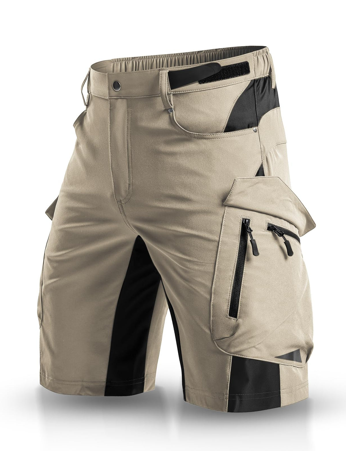 XKTTAC Men's Hiking Cargo Shorts: 4-Way Stretch with 6 Secure Pockets
