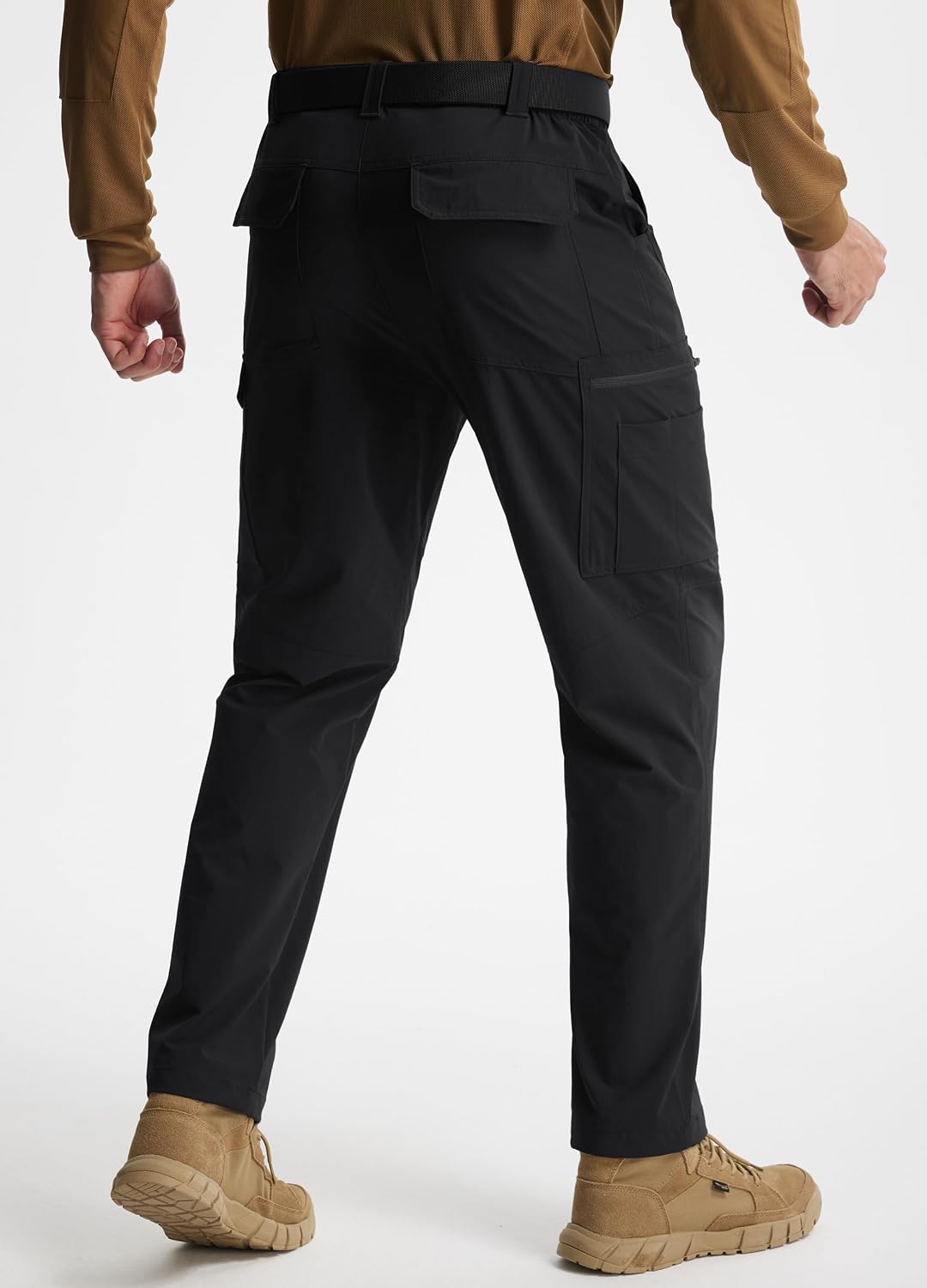 Libin Men's Work Pants Hiking Cargo Pants Water Resistant Outdoor Trousers