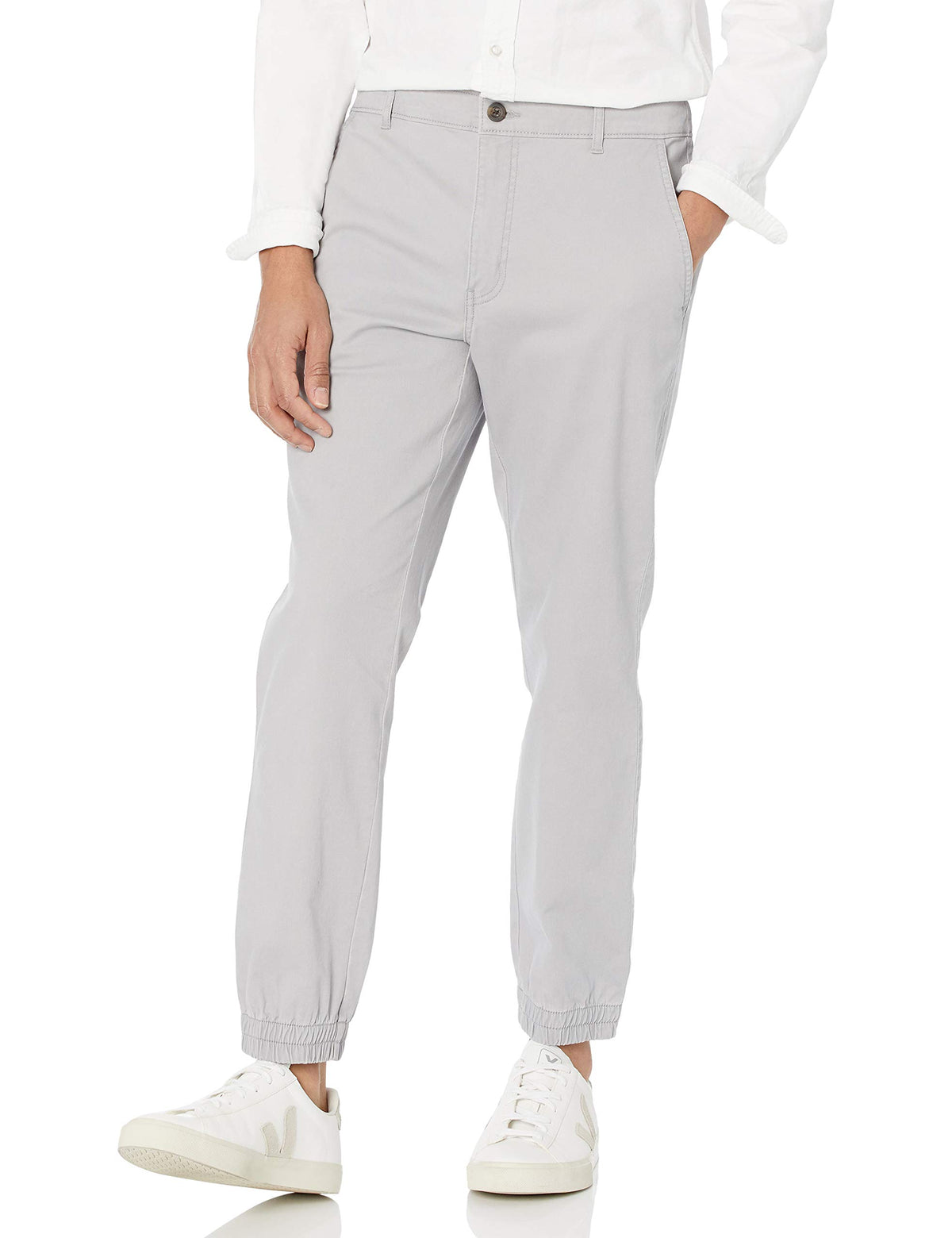 Amazon Essentials Men's Slim-Fit Cotton Breathable Joggers with Pockets