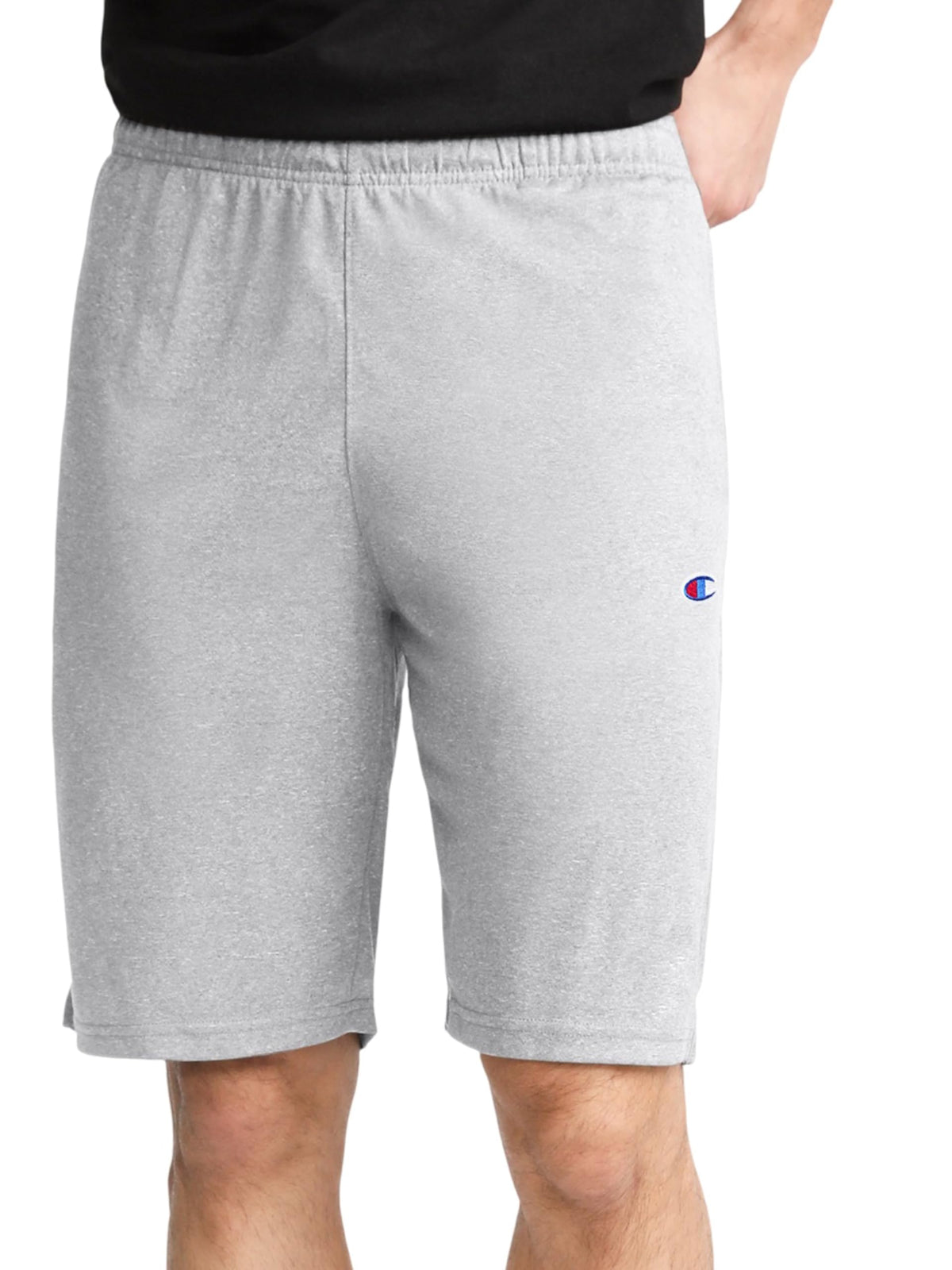 Champion Men's Lounge Shorts, Standard Fit, 9 Inch Inseam, Lightweight 100% Cotton, Available in Regular and Big & Tall