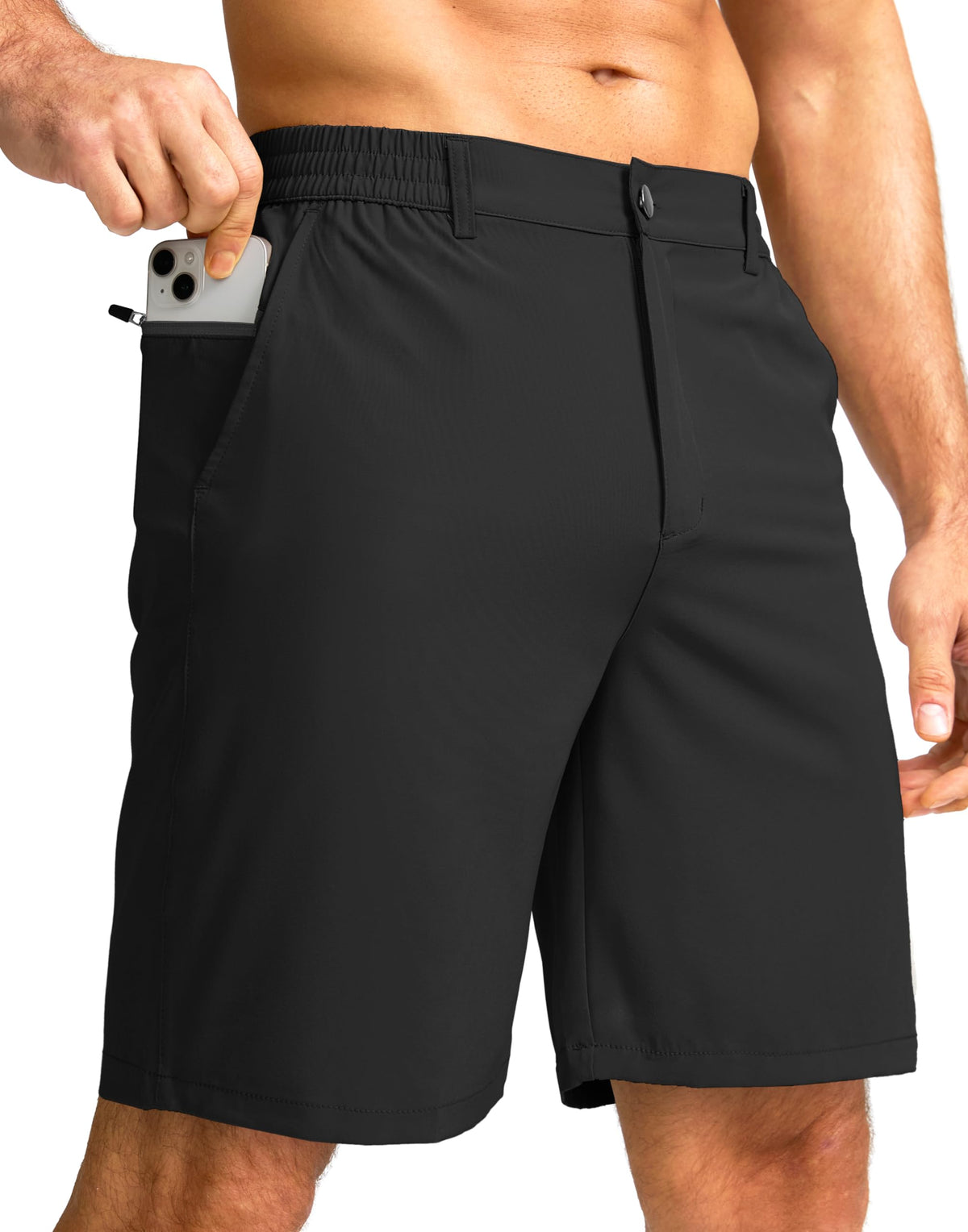 Men's Casual Shorts 7"/5"/9" Lightweight Golf Shorts for Men with 3 Pockets