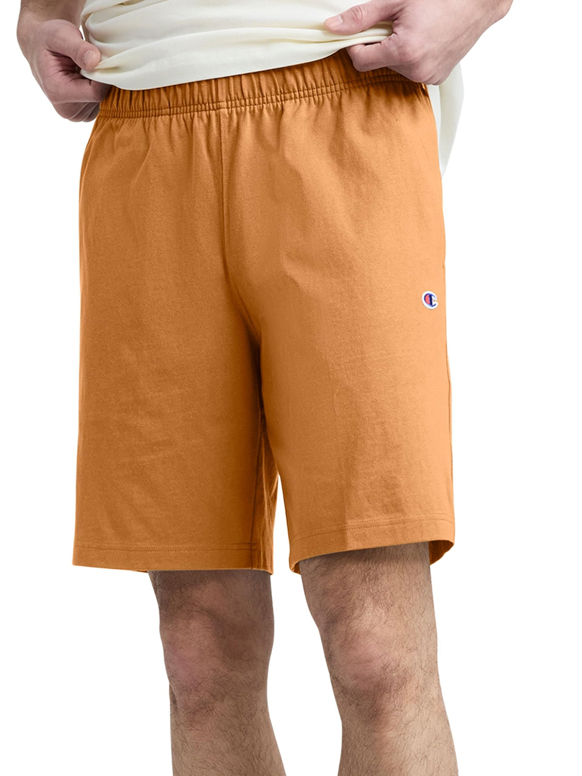Champion Men's Lounge Shorts, Standard Fit, 9 Inch Inseam, Lightweight 100% Cotton, Available in Regular and Big & Tall