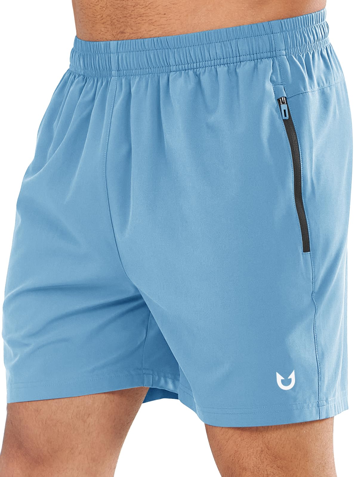 NORTHYARD Men's Athletic Running Shorts Quick Dry Lightweight Zip Pockets