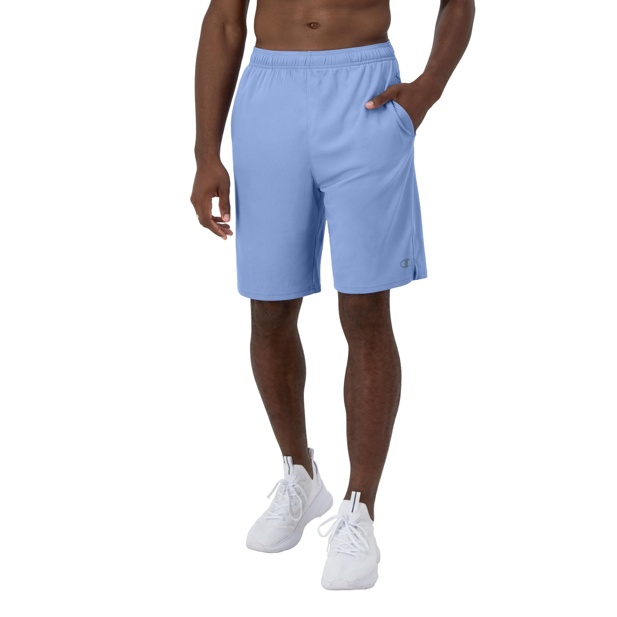 Champion Men's Sport Shorts, Standard Fit, 10 Inch Inseam, Lightweight Fabric, Moisture-Wicking