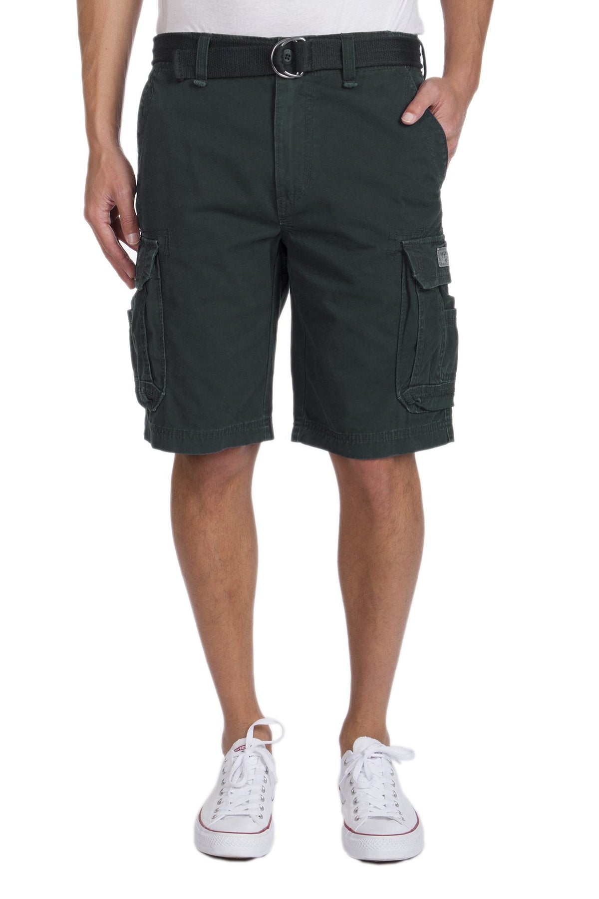 UNIONBAY Men's Survivor Belted Cargo Short-Reg and Big & Tall Sizes