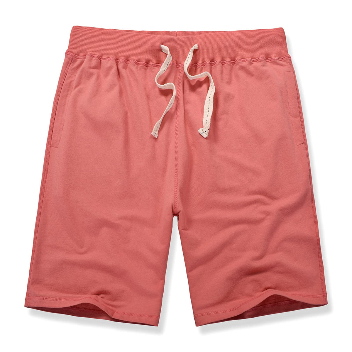 AMY COULEE Mens Casual Classic Cotton Sweat Shorts with Pockets