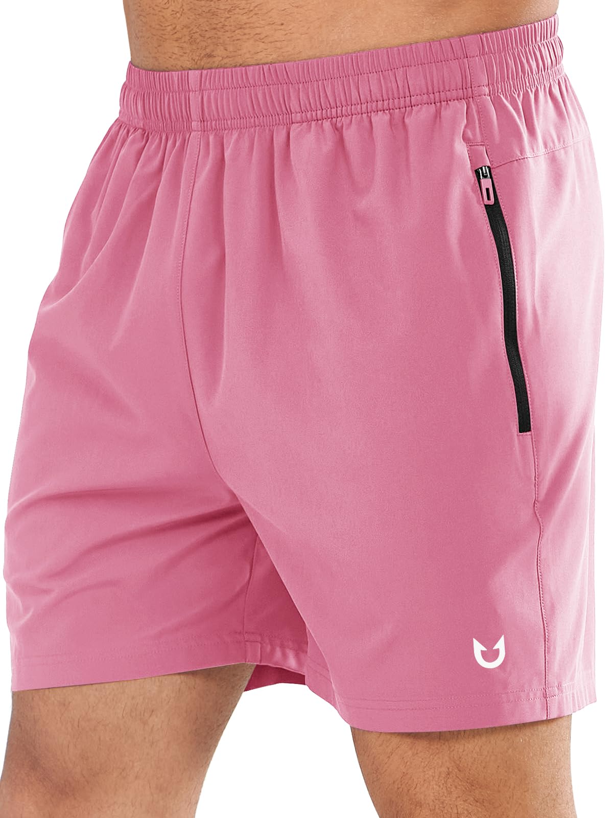 NORTHYARD Men's Athletic Running Shorts Quick Dry Lightweight Zip Pockets